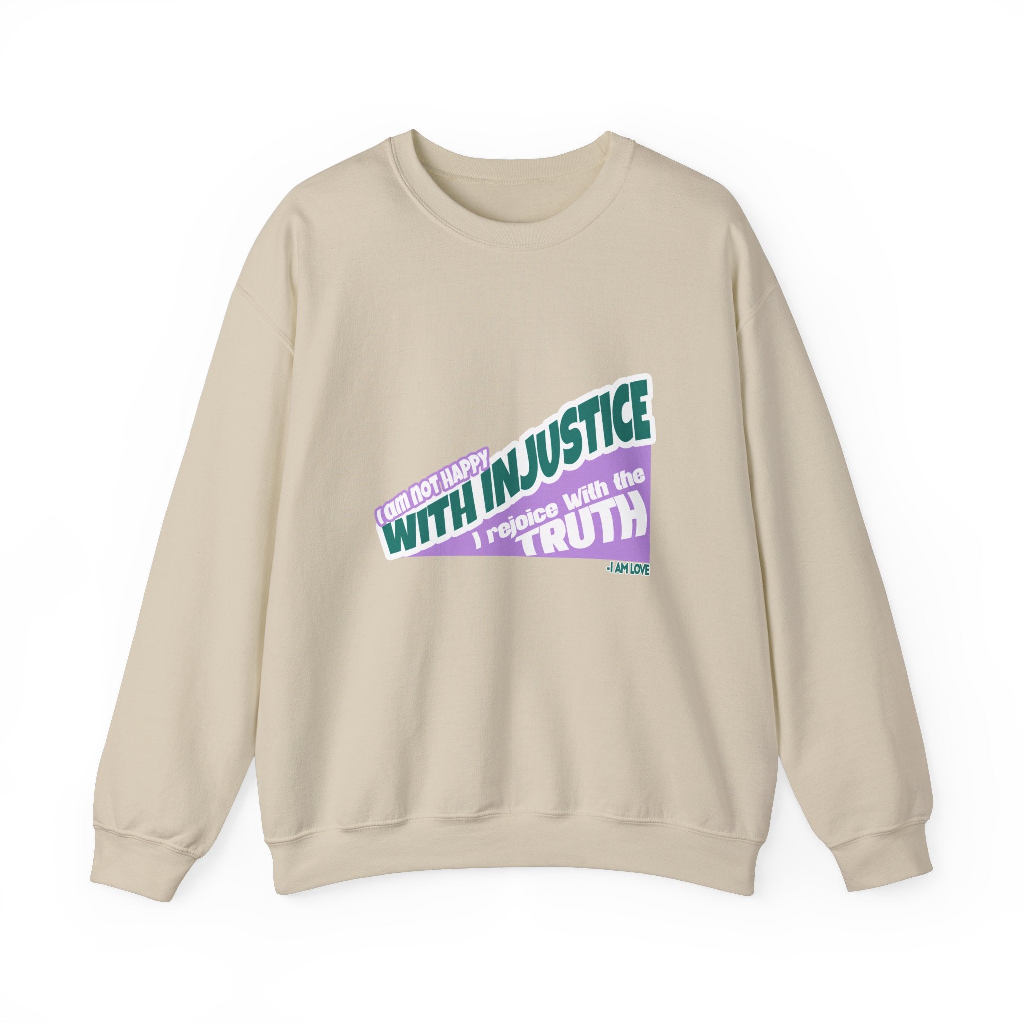 With Injustice Unisex Heavy Blend™ Crewneck Sweatshirt