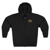 Classic Gold Monogram Zip Hoodie - TBM