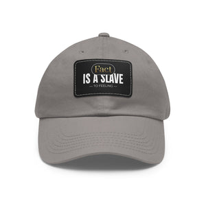 fact Is A Slave Dad Hat with Leather Patch (Rectangle) - TBM