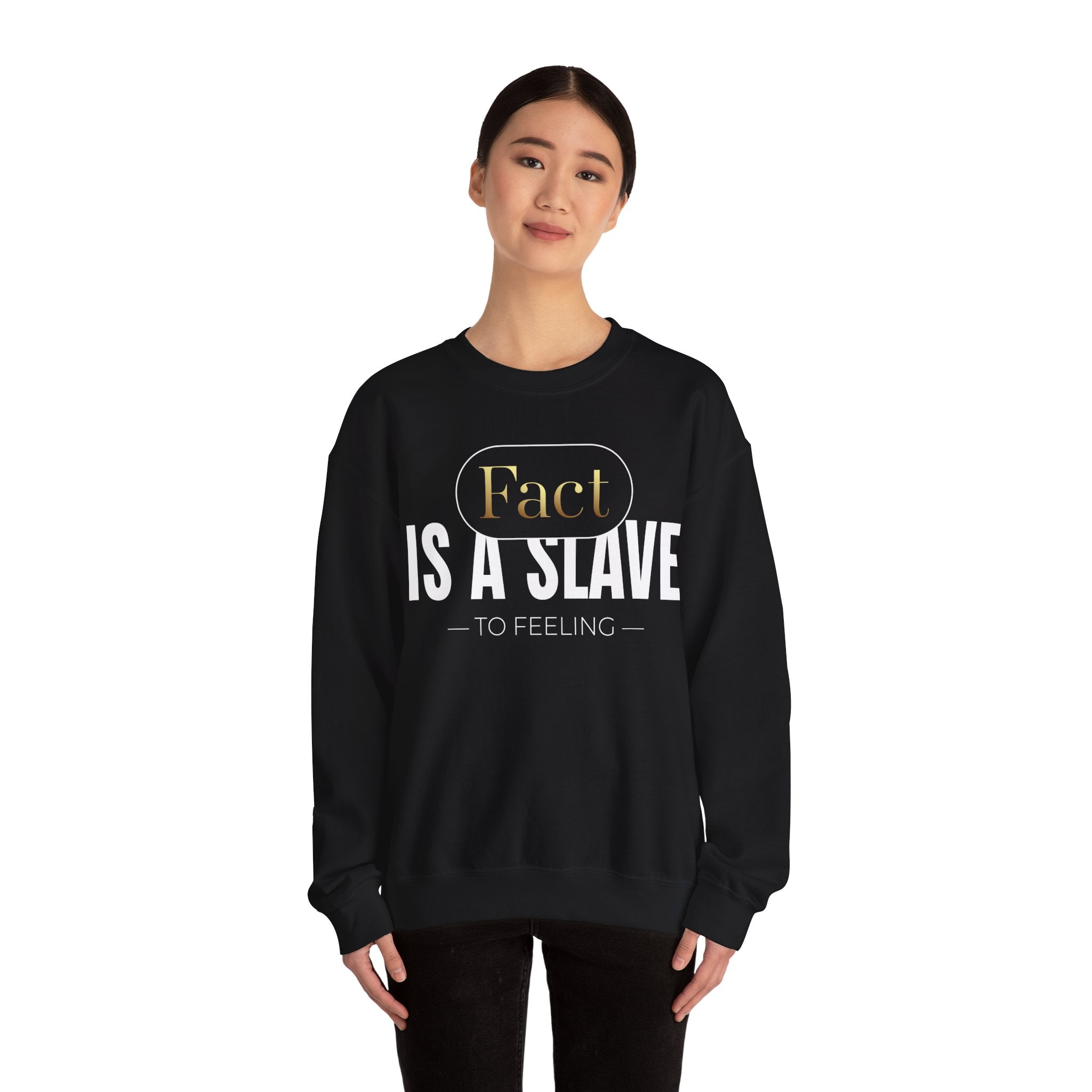 Fact Is A Slave Unisex Heavy Blend™ Crewneck Sweatshirt - TBM