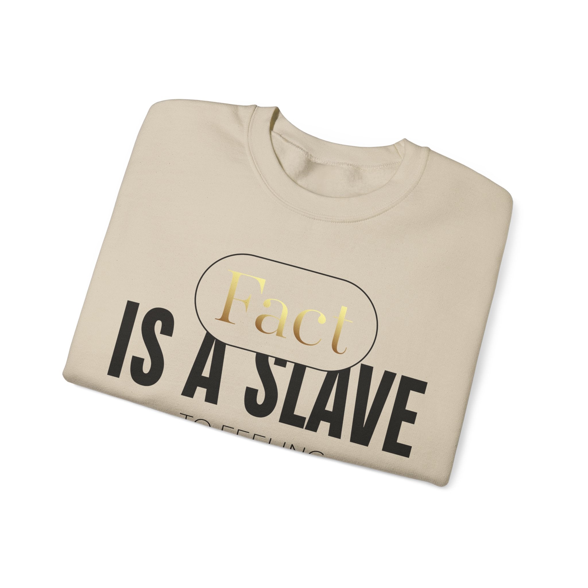 FACT IS A SLAVE Unisex Heavy Blend™ Crewneck Sweatshirt - TBM
