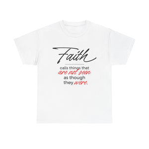 Faith Calls thing Unisex Heavy Cotton Tee - TBM