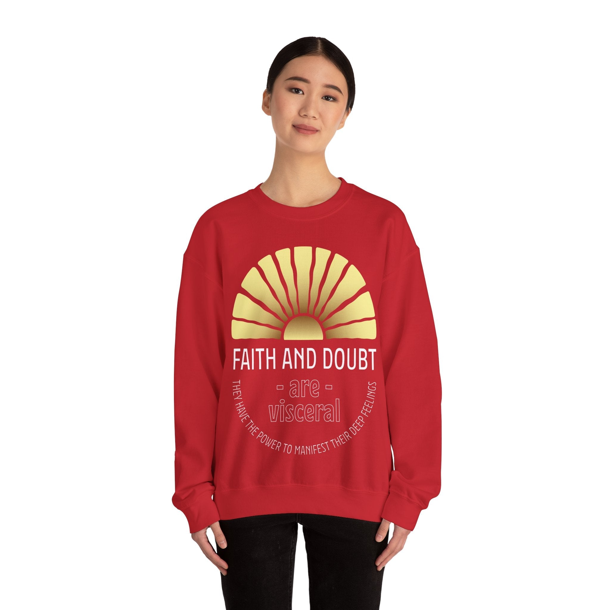 Faith & Doubt Unisex Heavy Blend™ Crewneck Sweatshirt - TBM