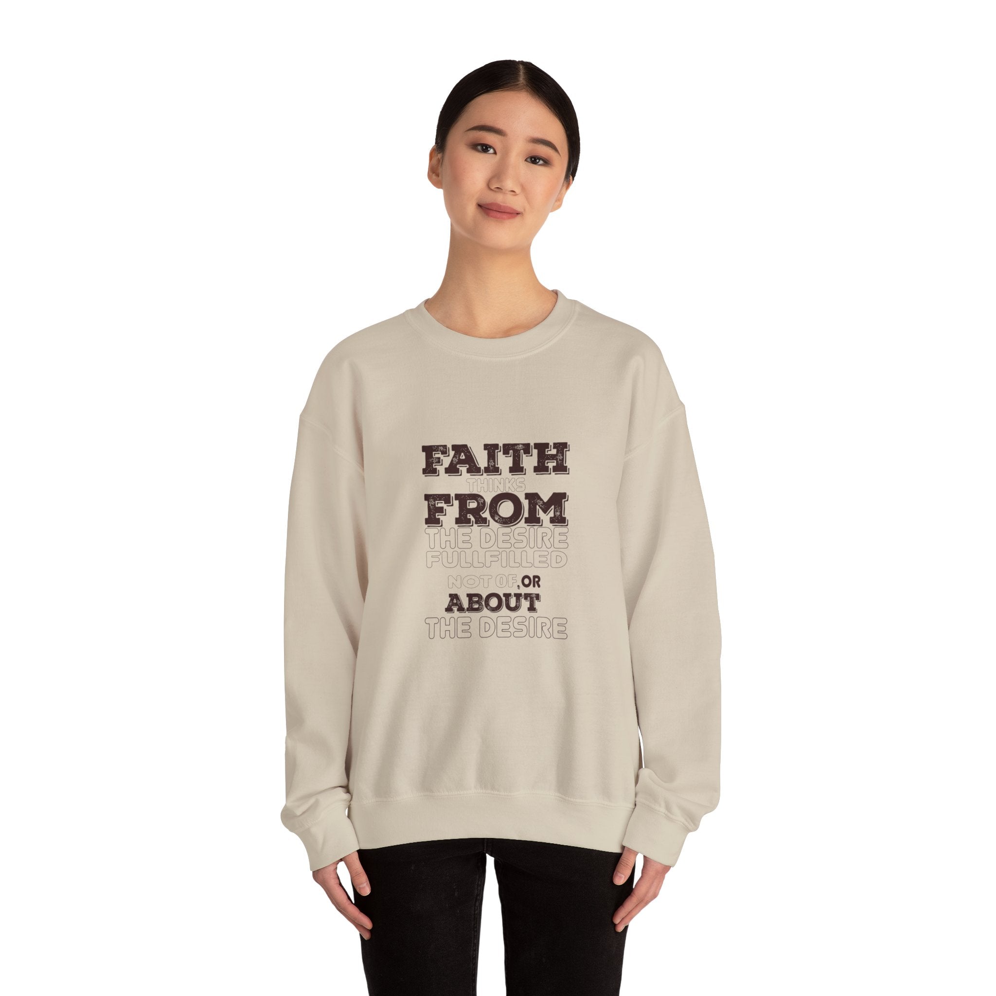 Faith From Unisex Heavy Blend™ Crewneck Sweatshirt - TBM