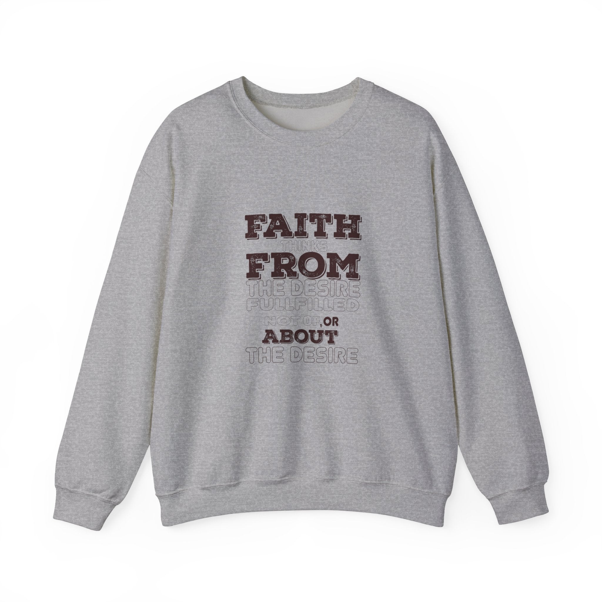 Faith From Unisex Heavy Blend™ Crewneck Sweatshirt - TBM