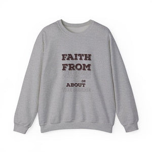 Faith From Unisex Heavy Blend™ Crewneck Sweatshirt - TBM