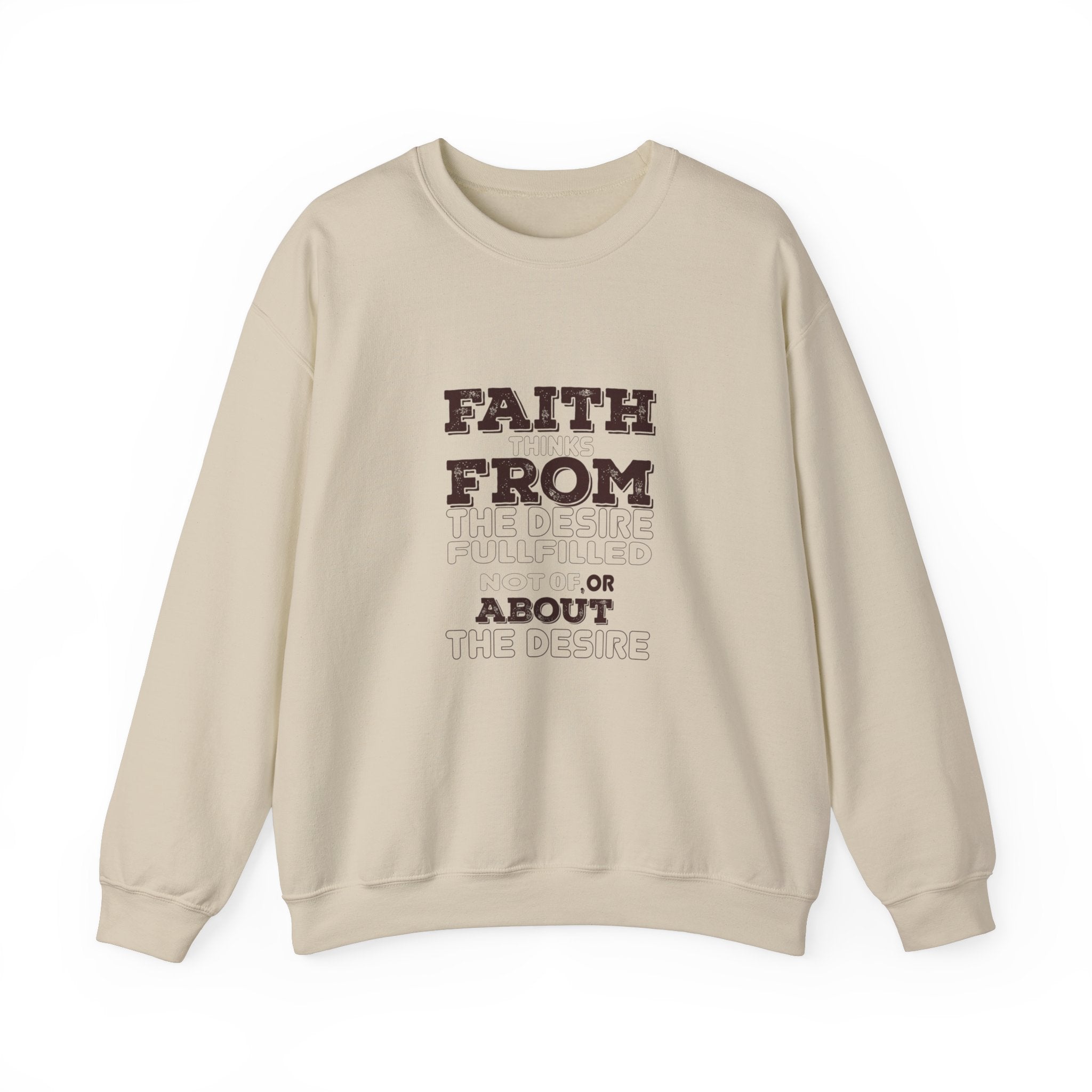 Faith From Unisex Heavy Blend™ Crewneck Sweatshirt - TBM