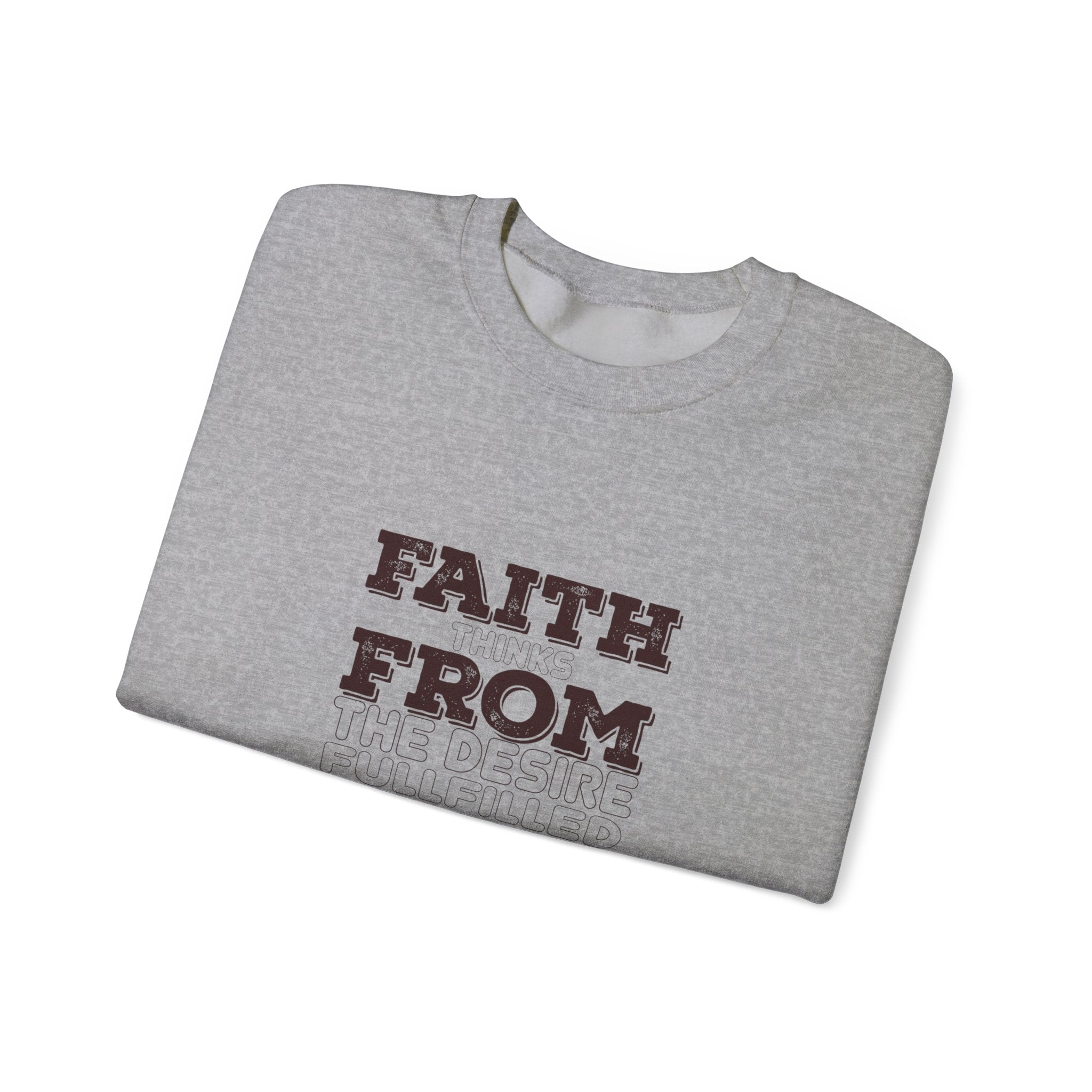 Faith From Unisex Heavy Blend™ Crewneck Sweatshirt - TBM