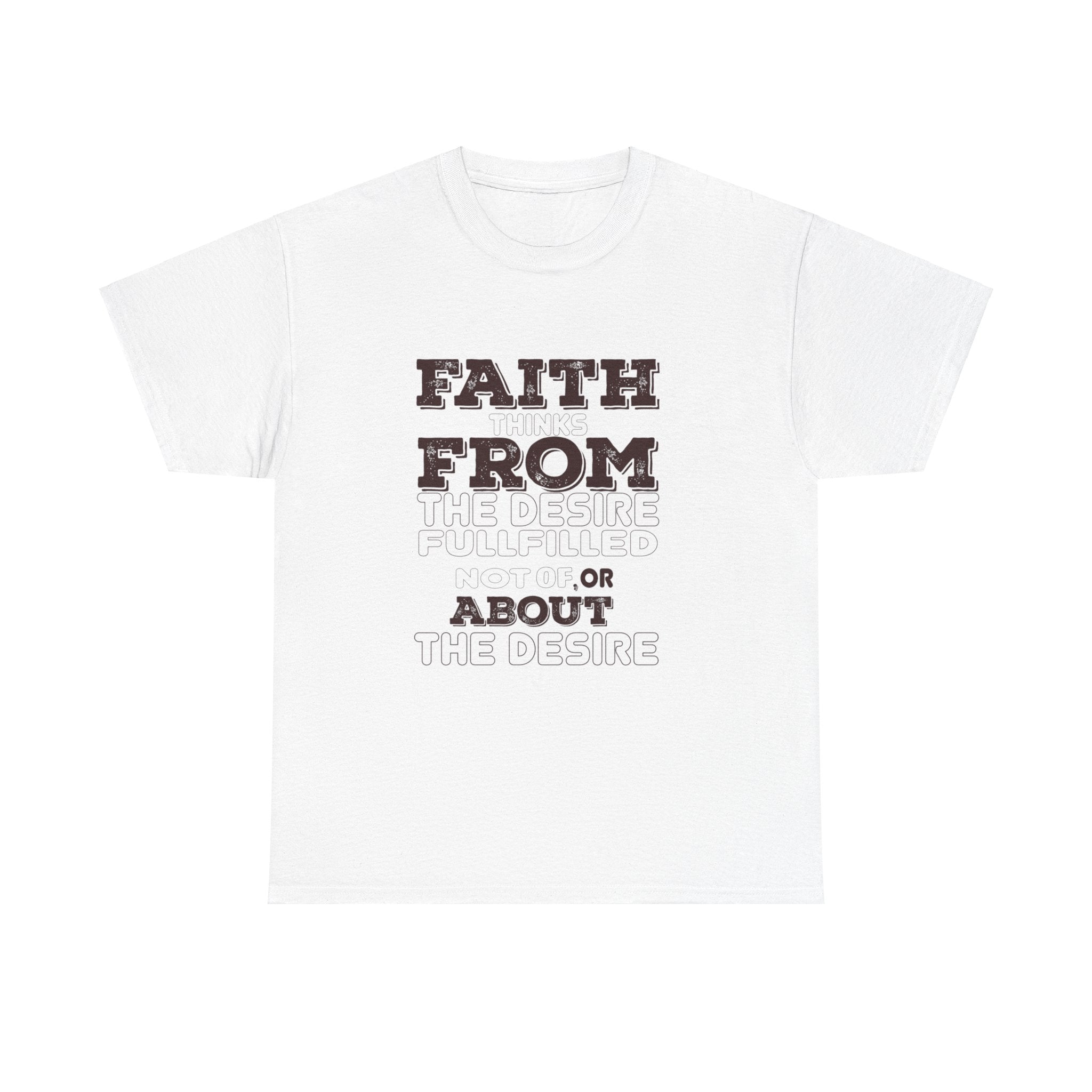 Faith From Unisex Heavy Cotton Tee - TBM