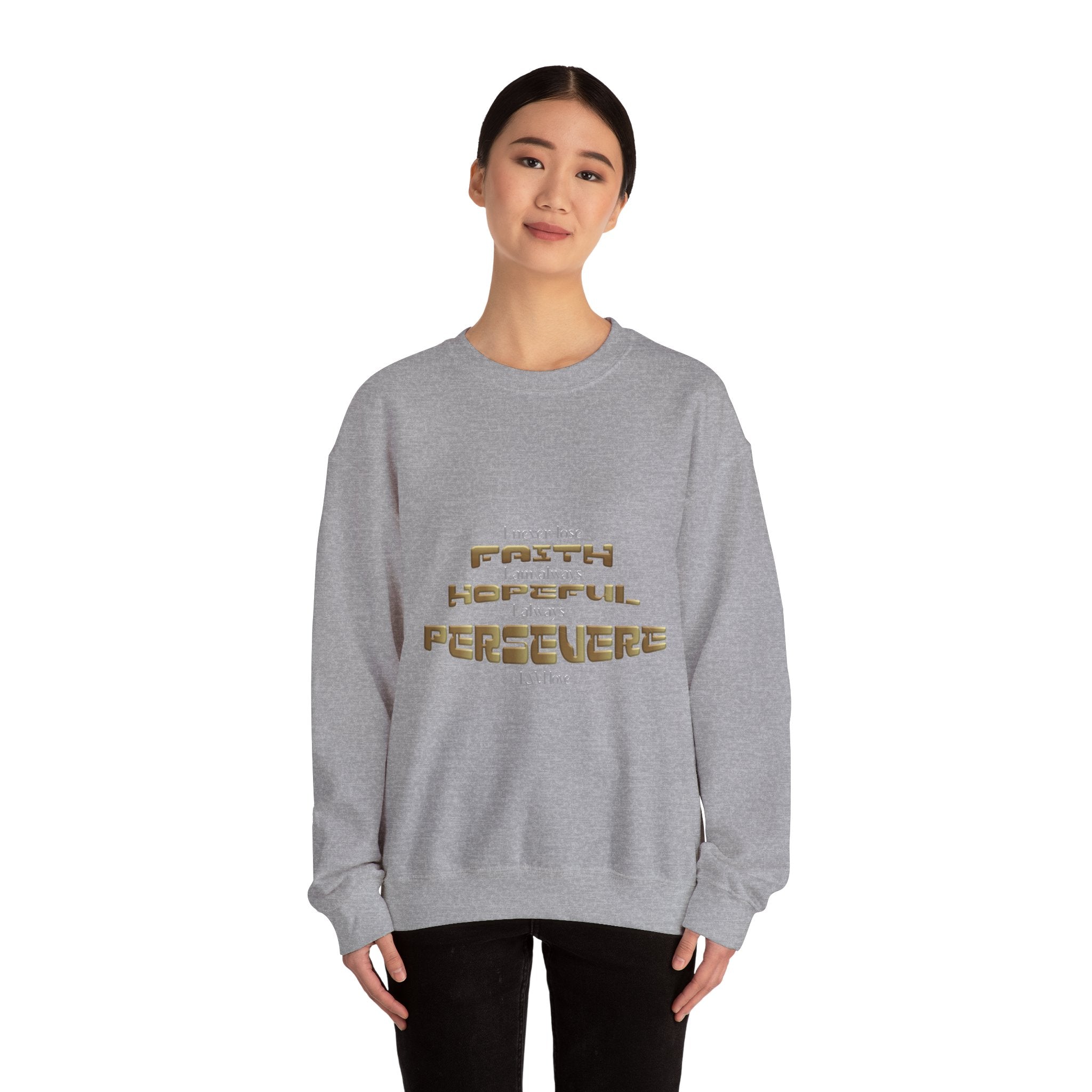 Faith Hopeful Unisex Heavy Blend™ Crewneck Sweatshirt - TBM