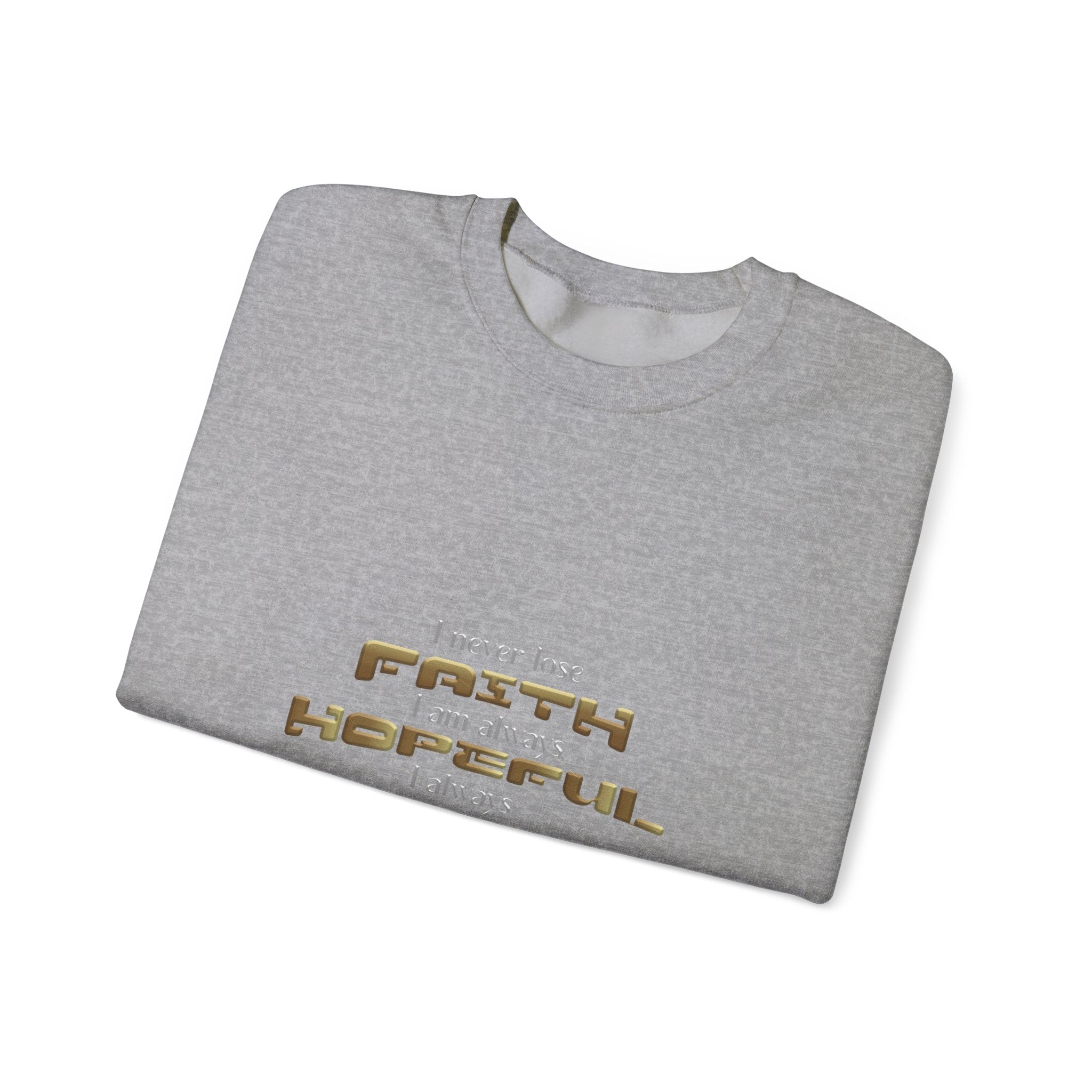 Faith Hopeful Unisex Heavy Blend™ Crewneck Sweatshirt - TBM