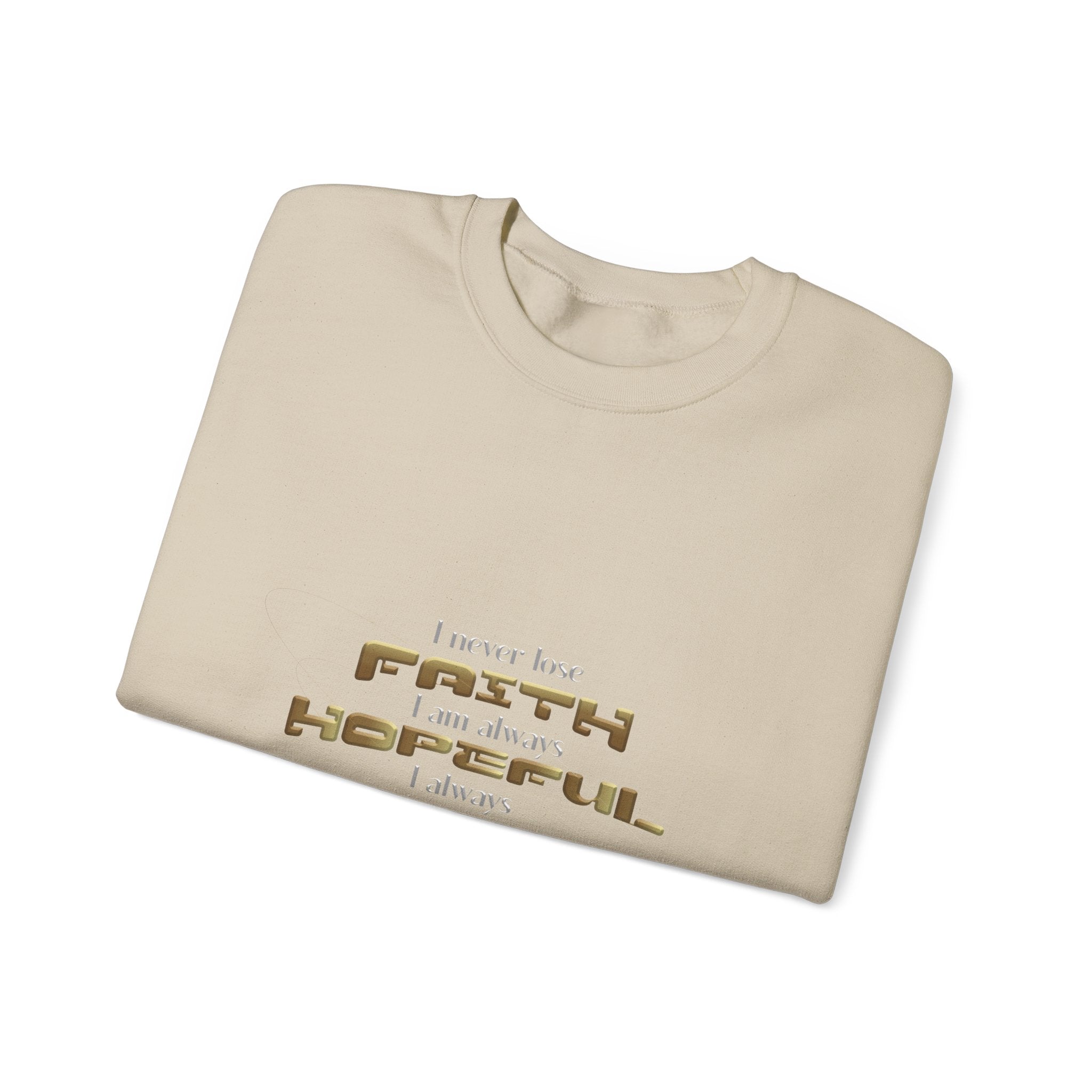 Faith Hopeful Unisex Heavy Blend™ Crewneck Sweatshirt - TBM
