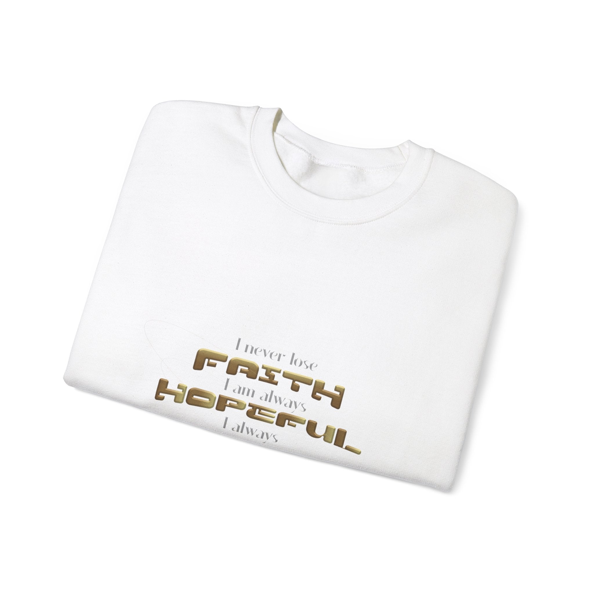 Faith Hopeful Unisex Heavy Blend™ Crewneck Sweatshirt - TBM