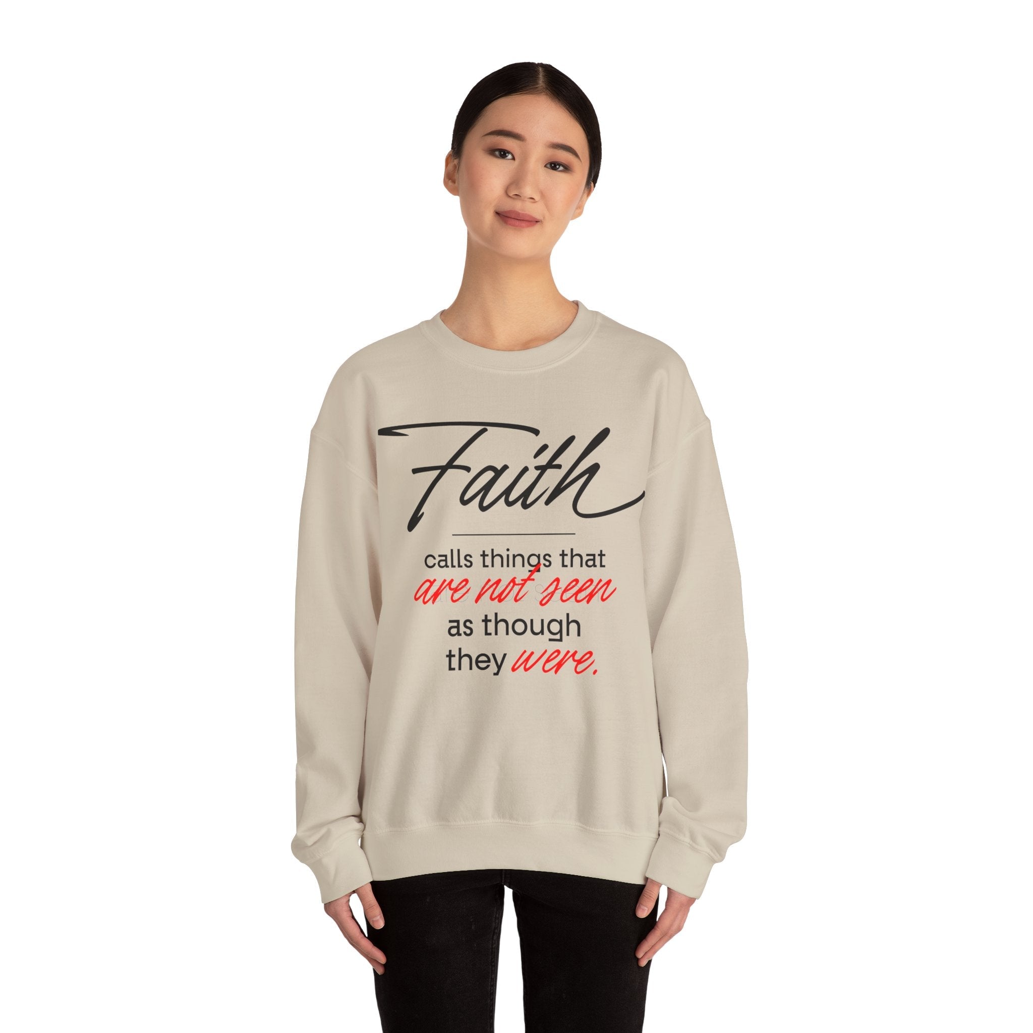 Faith Unisex Heavy Blend™ Crewneck Sweatshirt - TBM