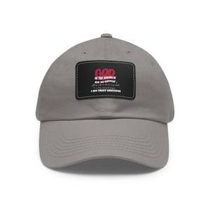 GOD Dad Hat with Leather Patch (Rectangle) - TBM