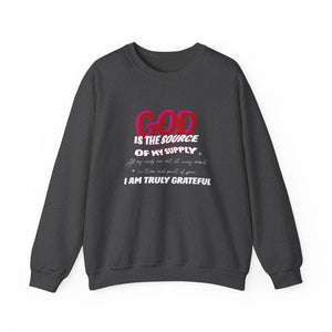 GOD is the Source Unisex Heavy Blend™ Crewneck Sweatshirt - TBM