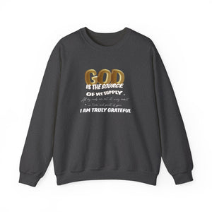 GOD is the Source Unisex Heavy Blend™ Crewneck Sweatshirt - TBM