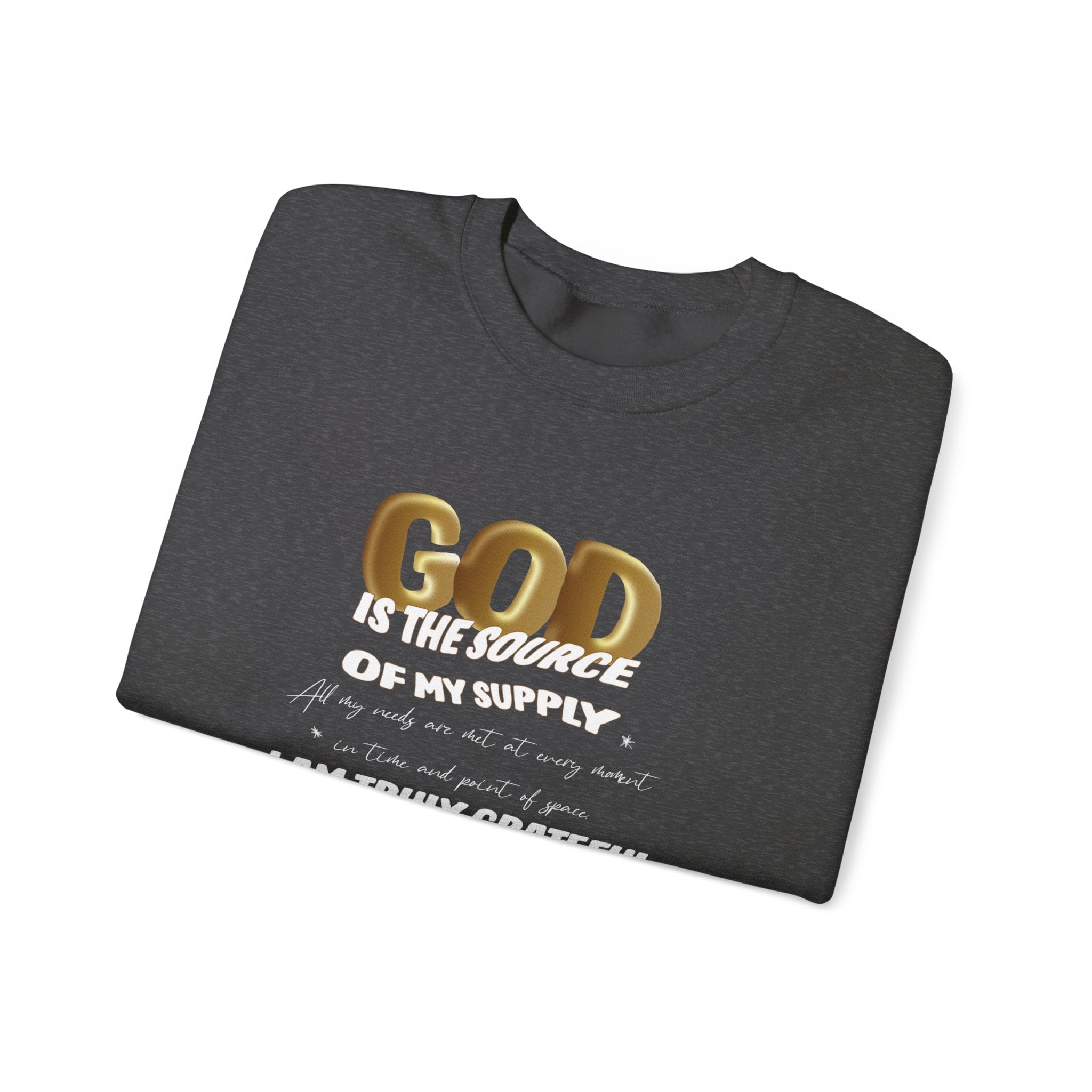 GOD is the Source Unisex Heavy Blend™ Crewneck Sweatshirt - TBM