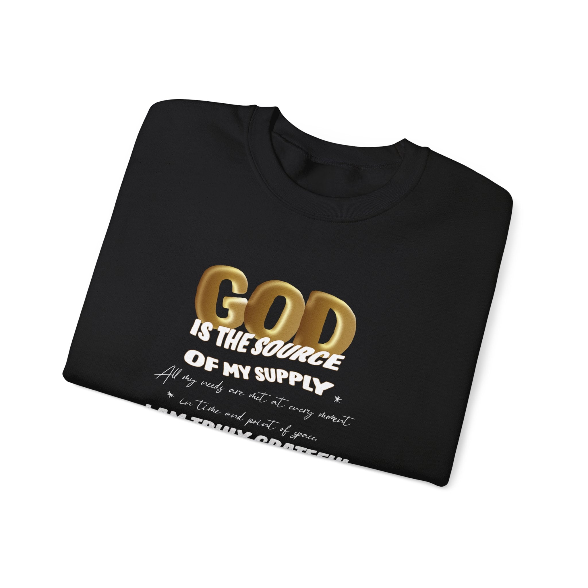 GOD is the Source Unisex Heavy Blend™ Crewneck Sweatshirt - TBM