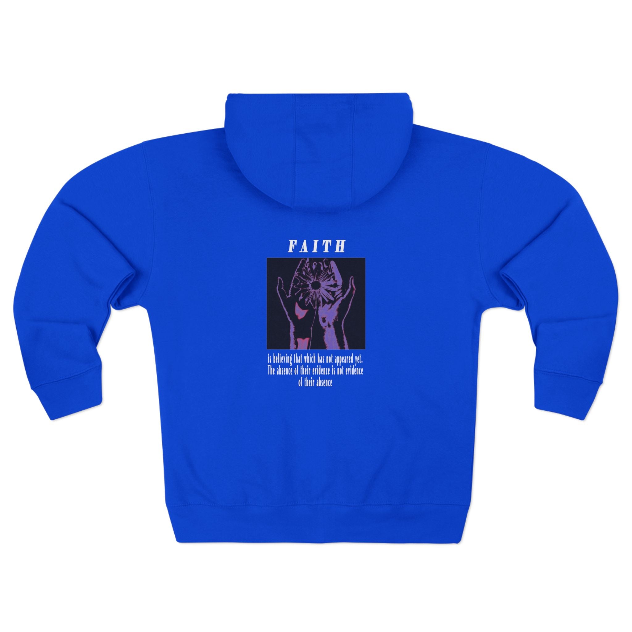 Gold Monogram Zip Hoodie — Minimal Logo White Full - Zip Hooded Sweatshirt - TBM