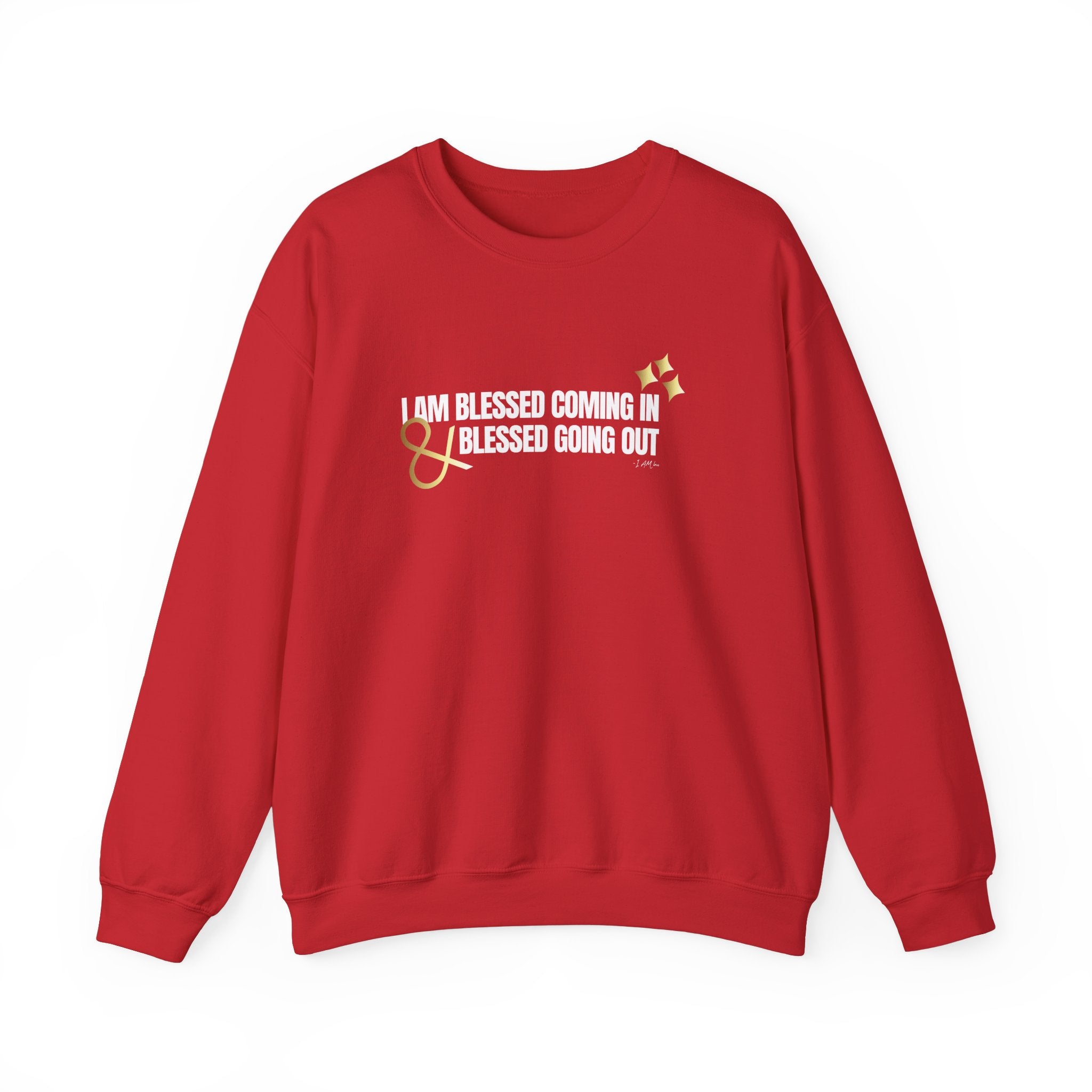 I Am Blessed Coming in Unisex Heavy Blend™ Crewneck Sweatshirt - TBM