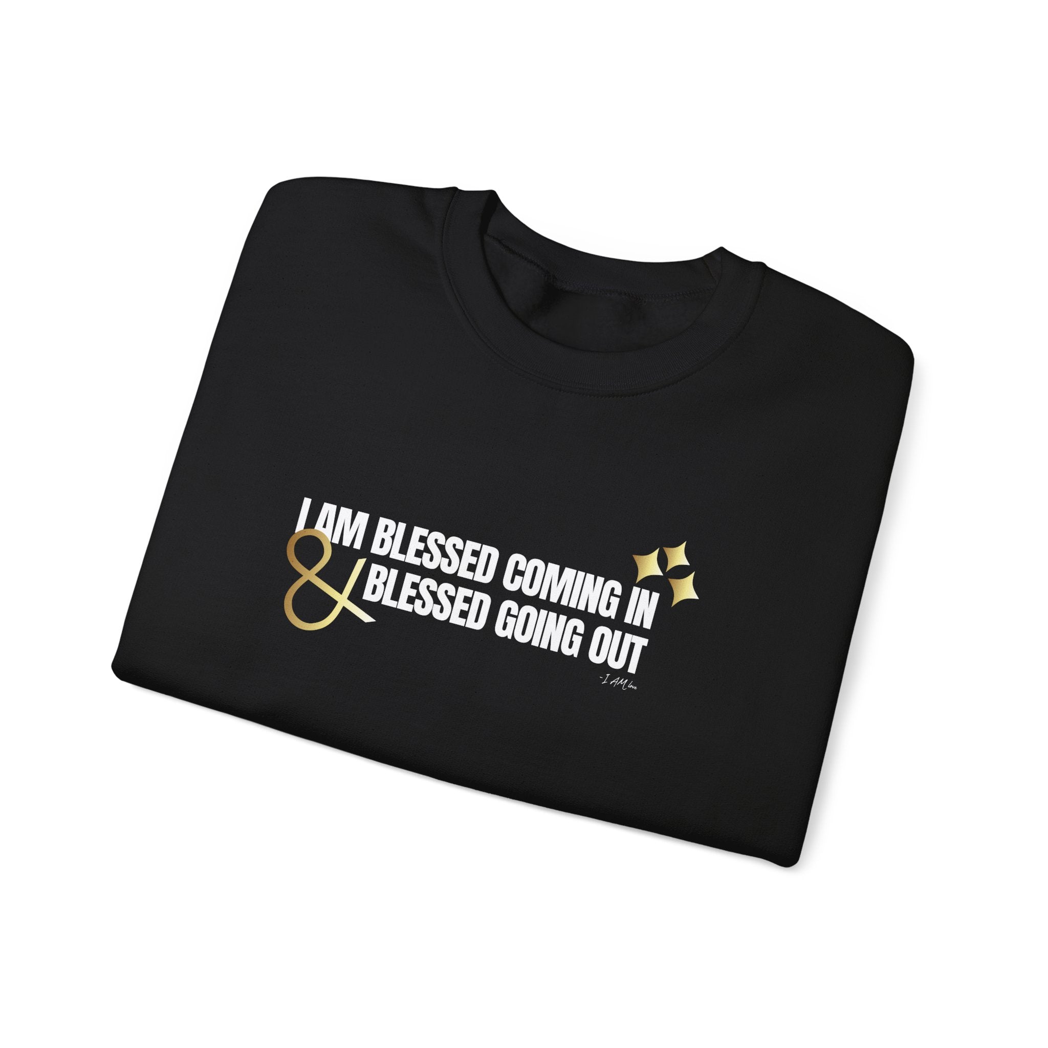 I Am Blessed Coming in Unisex Heavy Blend™ Crewneck Sweatshirt - TBM