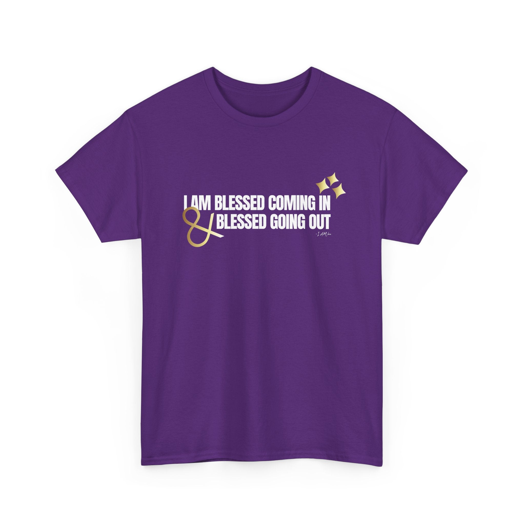 I am Blessed Comng In Unisex Heavy Cotton Tee - TBM