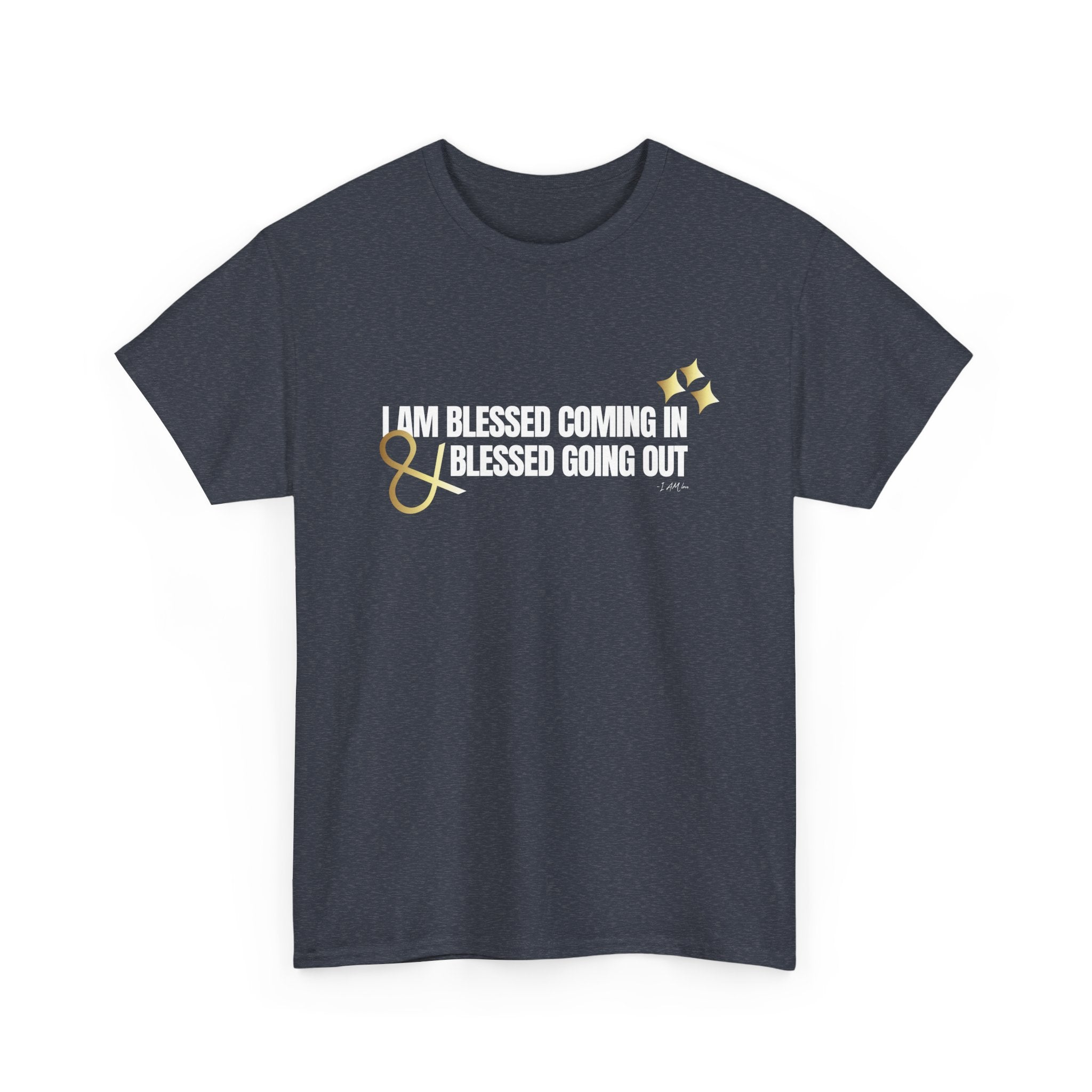 I am Blessed Comng In Unisex Heavy Cotton Tee - TBM
