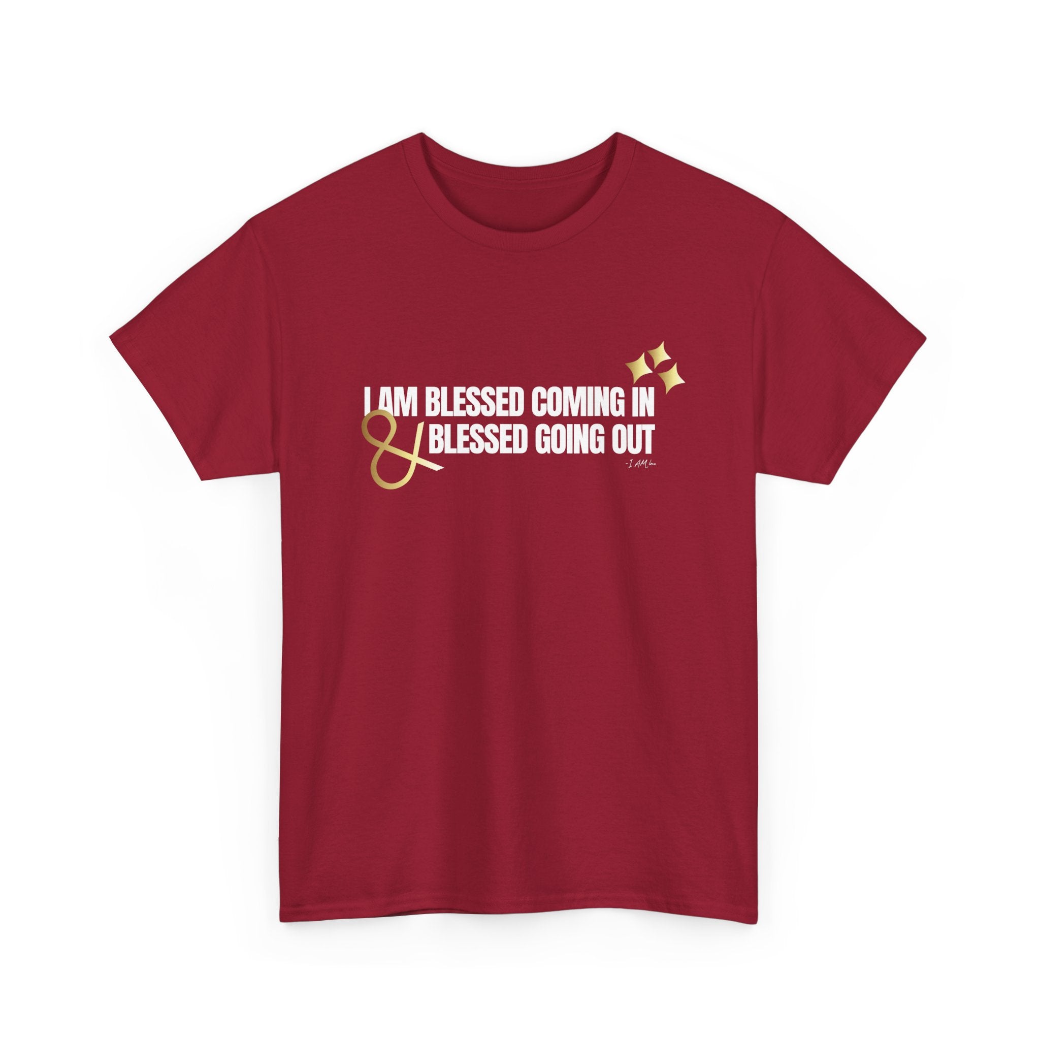 I am Blessed Comng In Unisex Heavy Cotton Tee - TBM