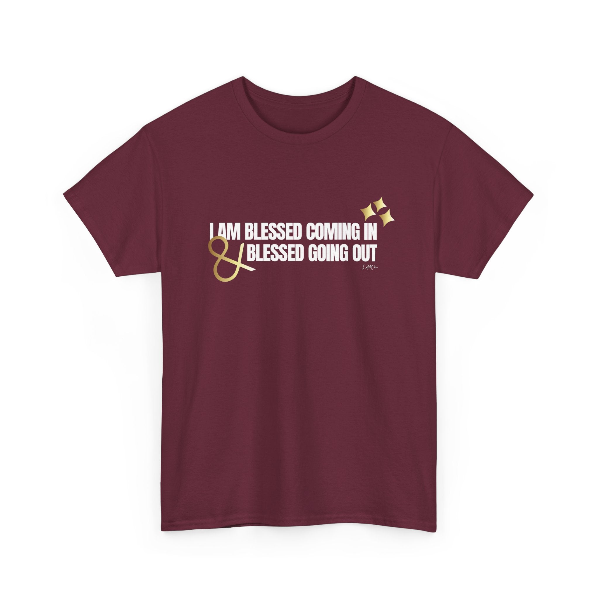 I am Blessed Comng In Unisex Heavy Cotton Tee - TBM