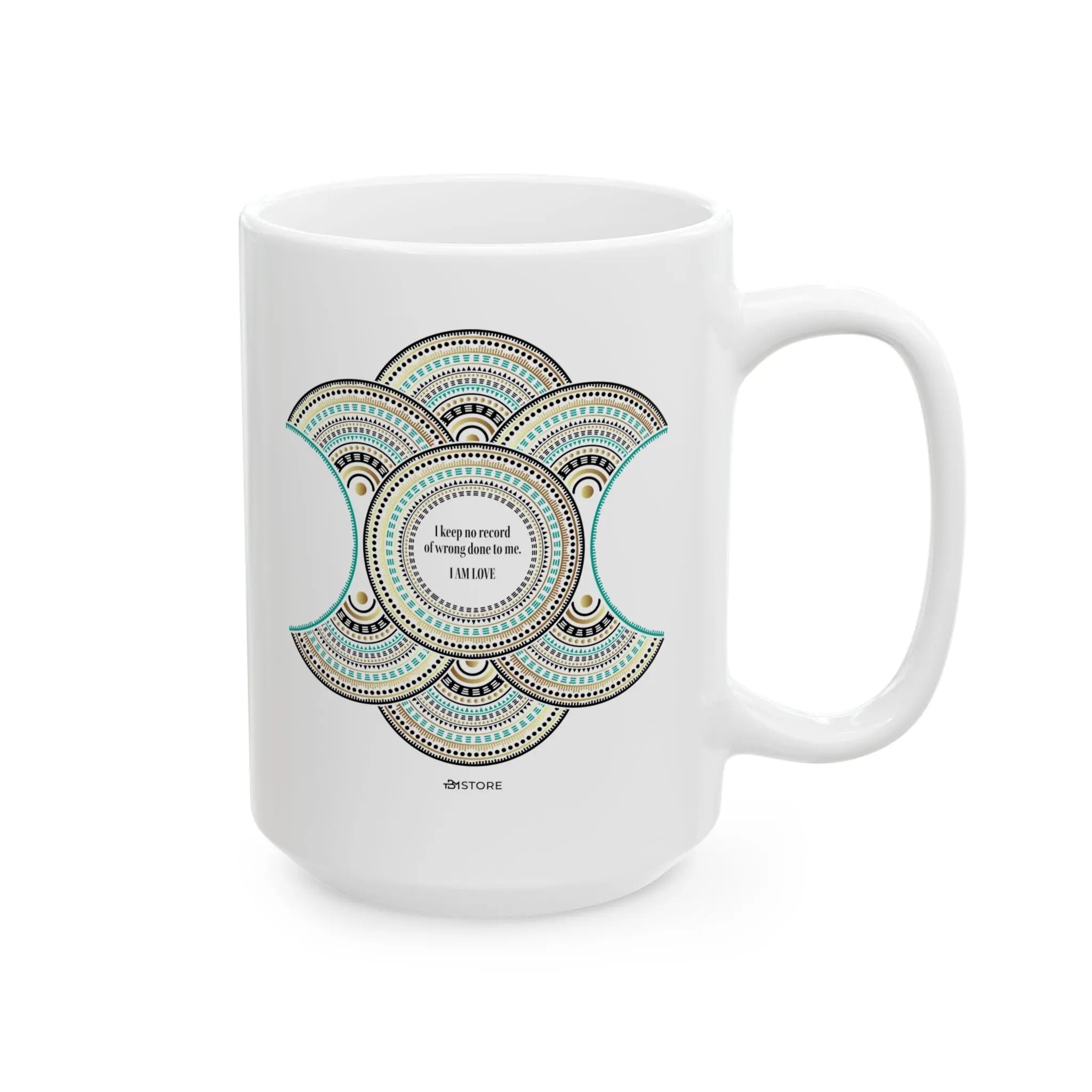 I AM LOVE Ceramic Mug, (11oz, 15oz) - TBM