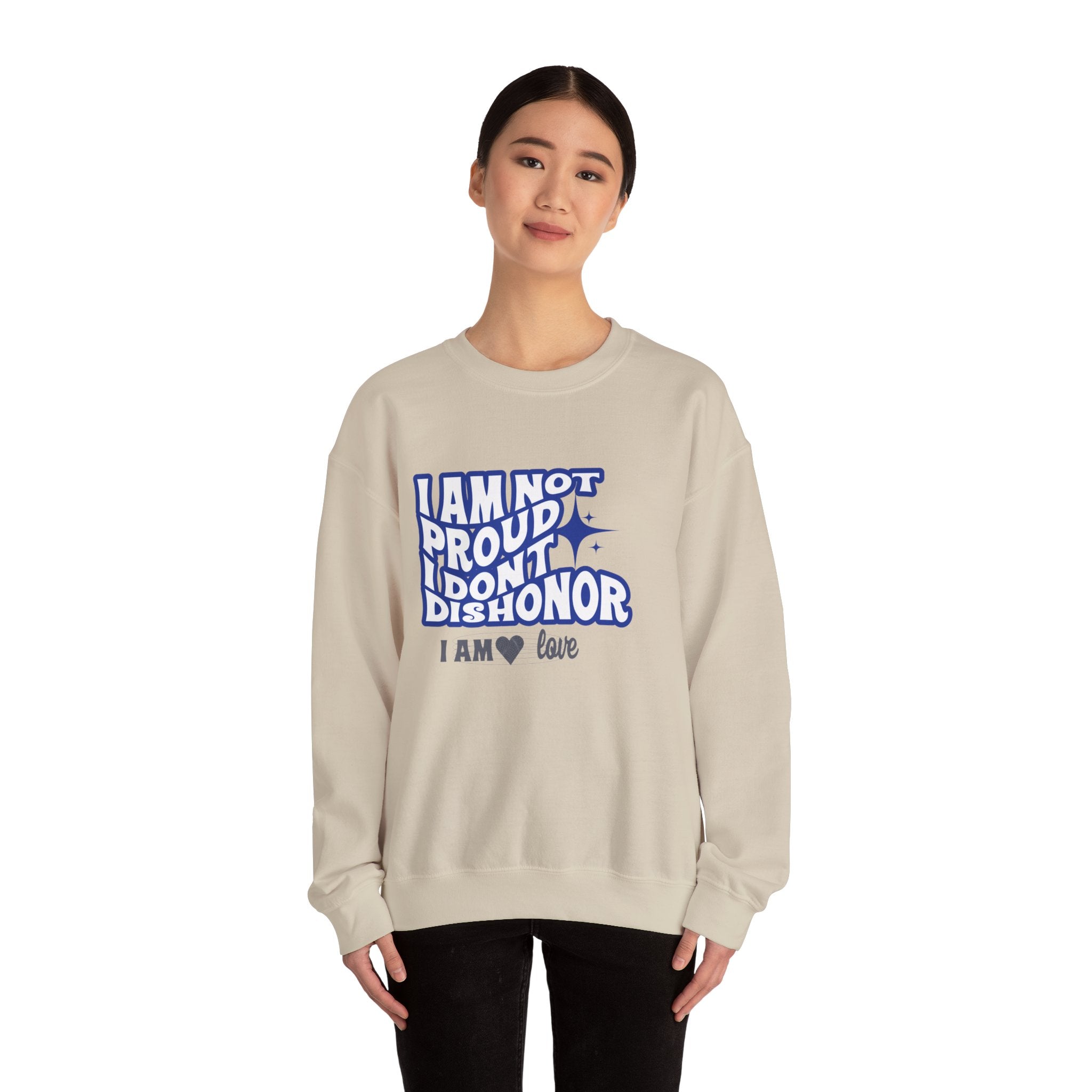 I am not Proud Unisex Heavy Blend™ Crewneck Sweatshirt - TBM