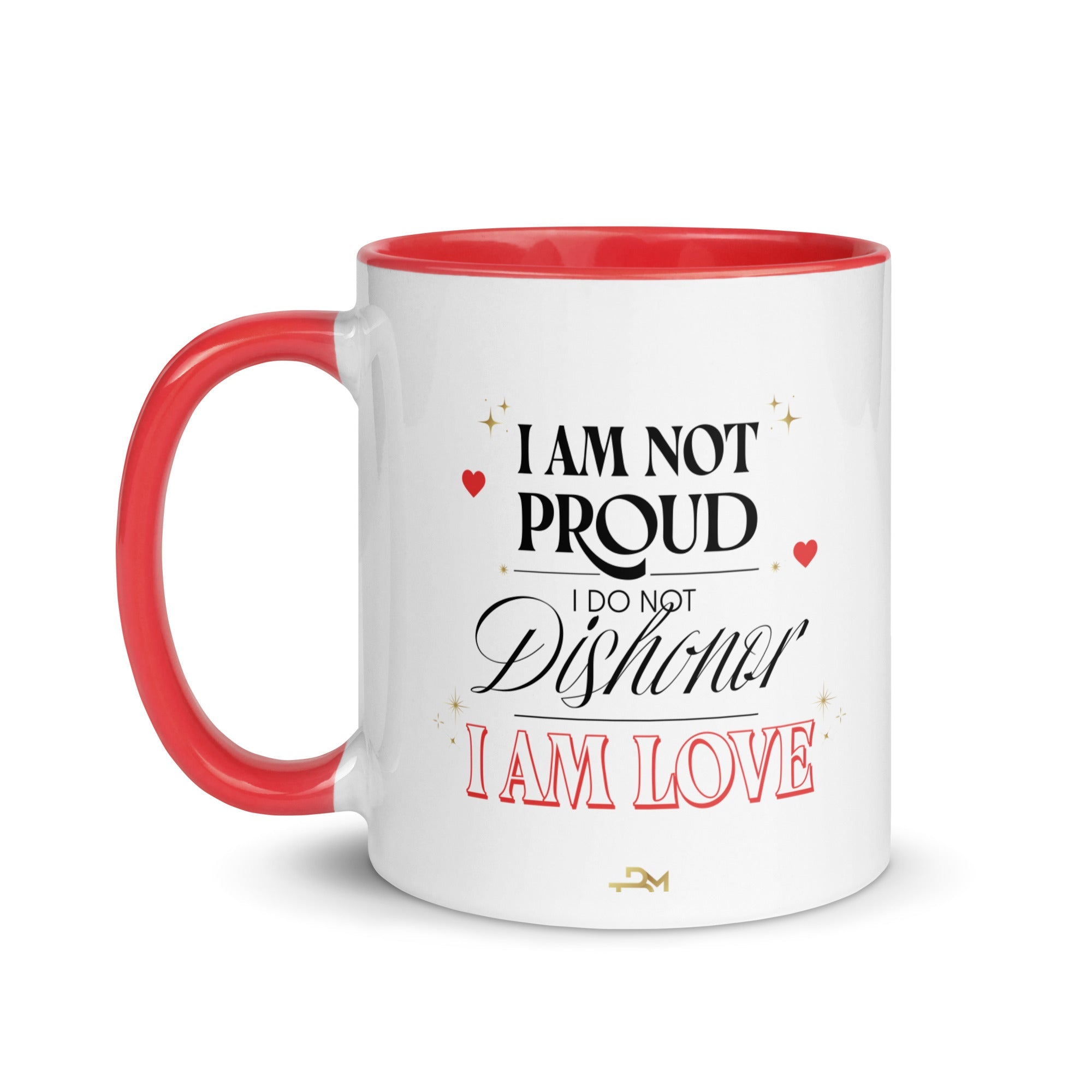 I AM PROUD, I AM LOVE Mug with Color Inside - TBM