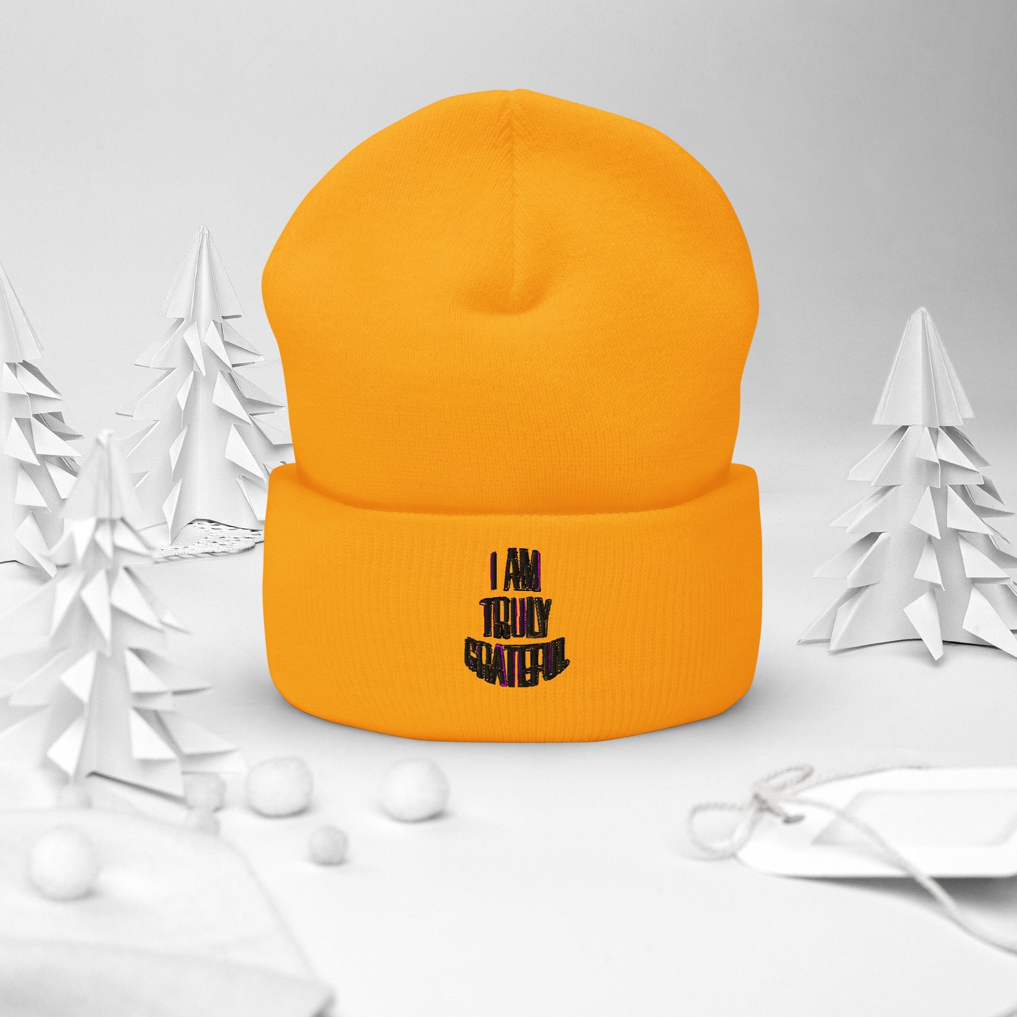 I AM TRULY GRATEFUL Cuffed Beanie - TBM