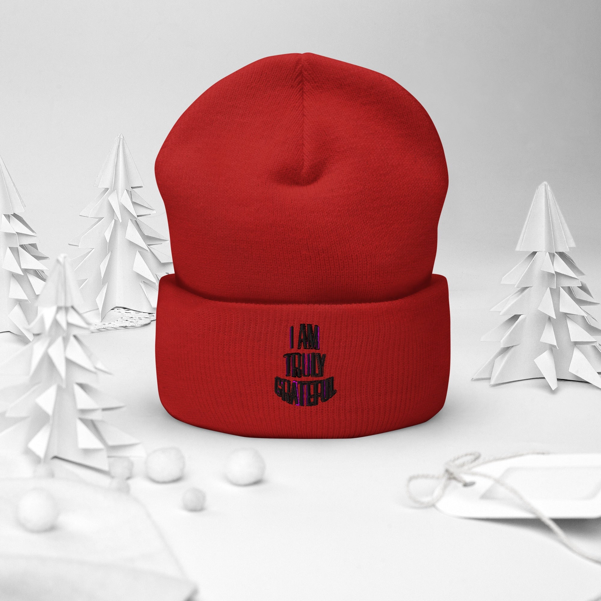 I AM TRULY GRATEFUL Cuffed Beanie - TBM