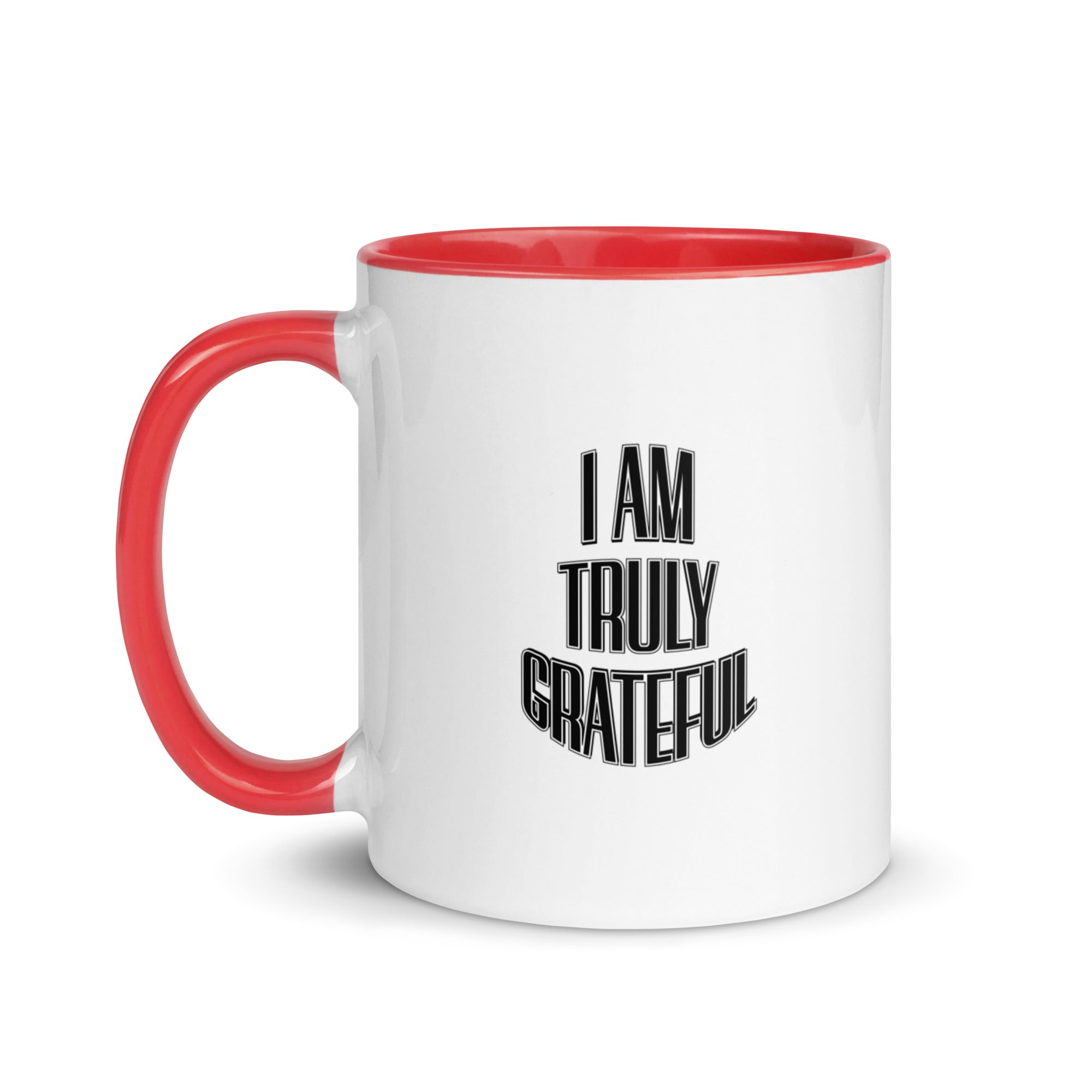 I AM TRULY GRATEFUL Mug with Color Inside - TBM