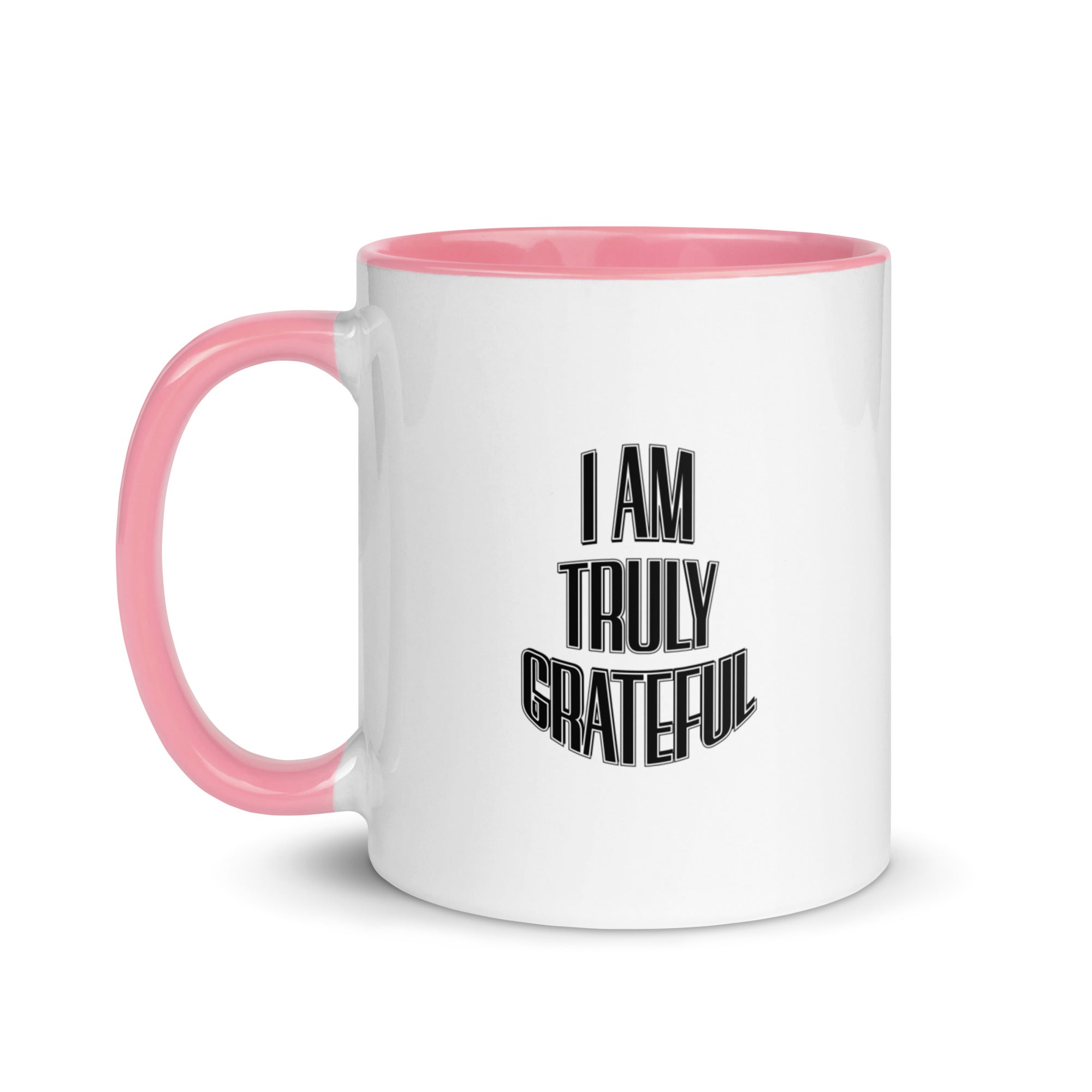 I AM TRULY GRATEFUL Mug with Color Inside - TBM