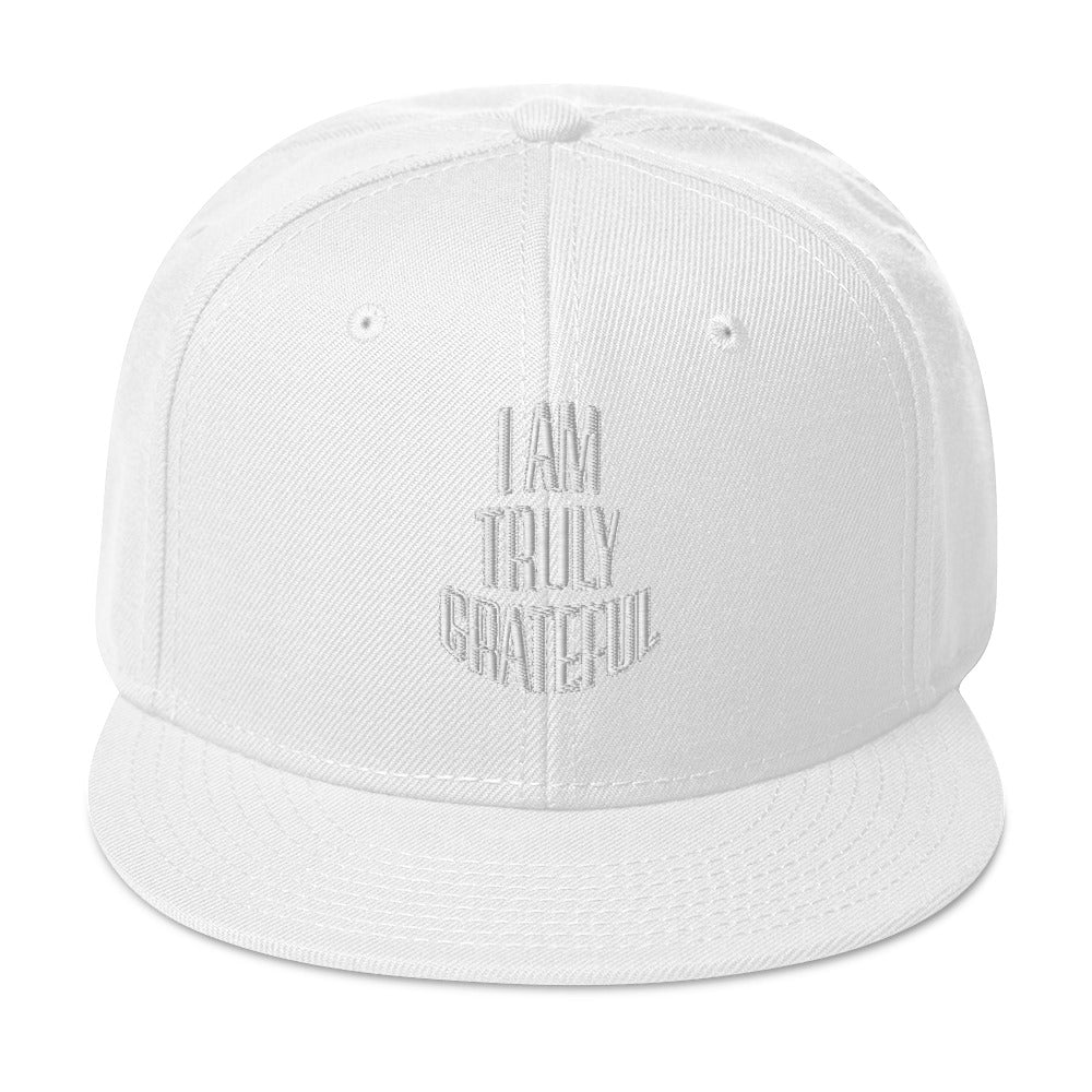 I am Truly Grateful Snapback Hat - TBM