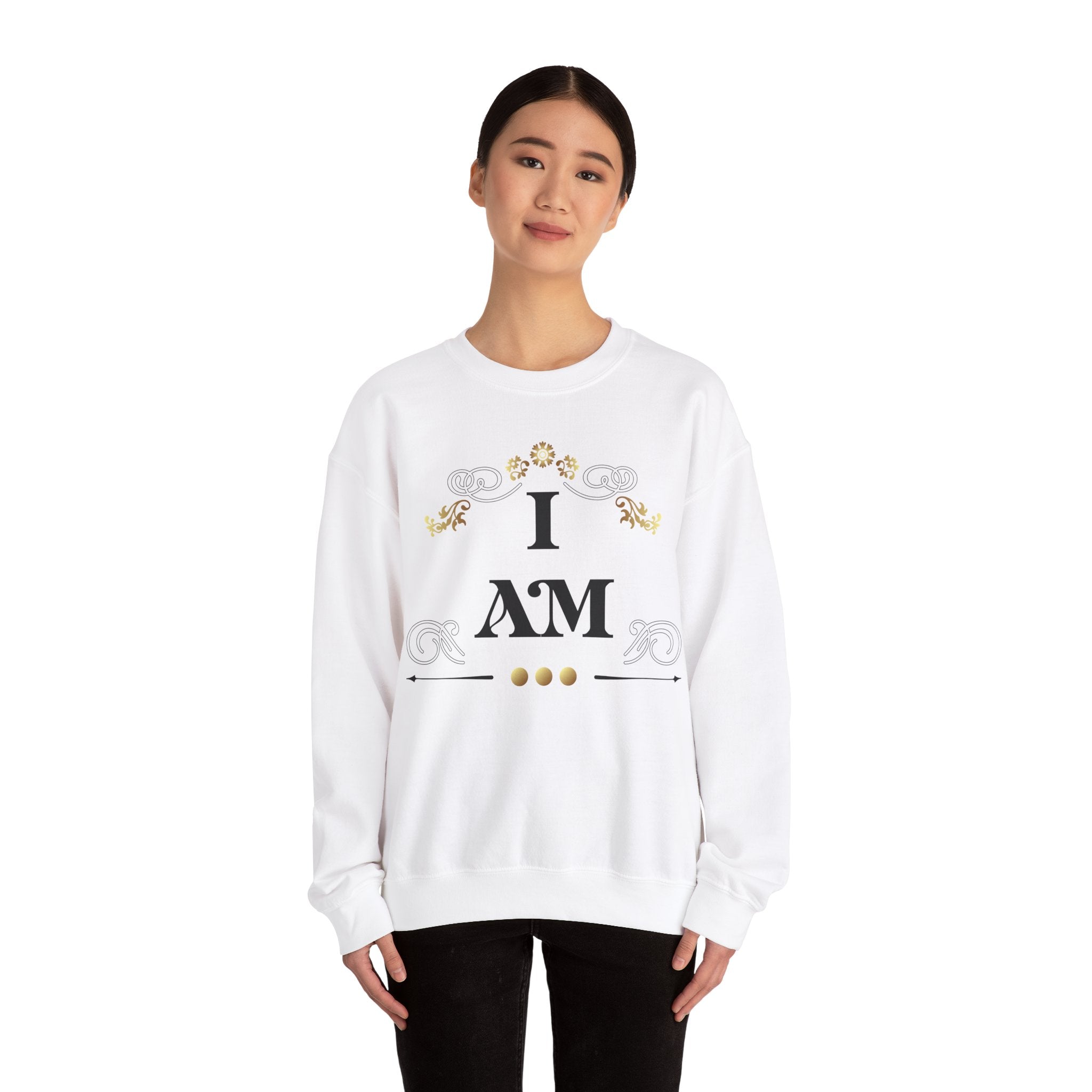 I AM Unisex Heavy Blend™ Crewneck Sweatshirt - TBM