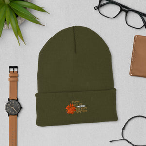 I Never Give Up Cuffed Beanie - TBM