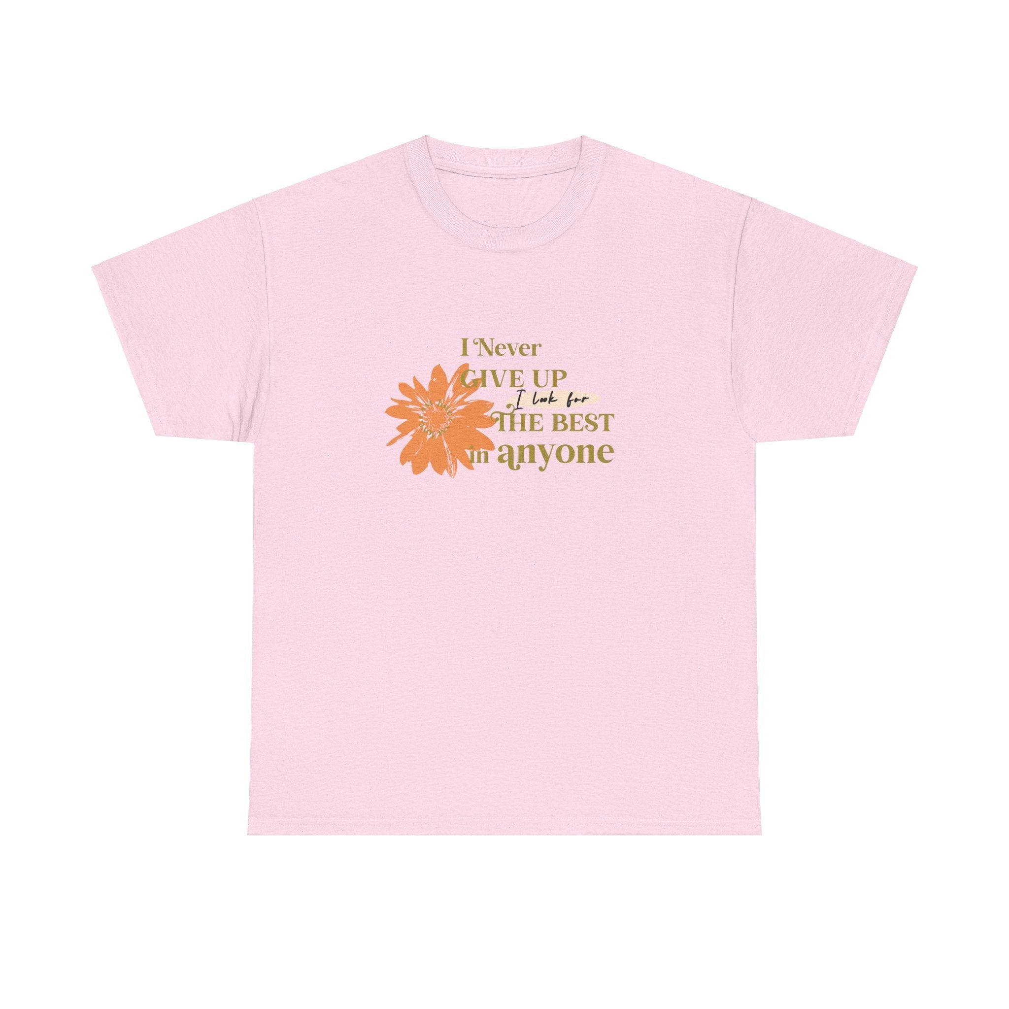 I Never give up Unisex Heavy Cotton Tee - TBM