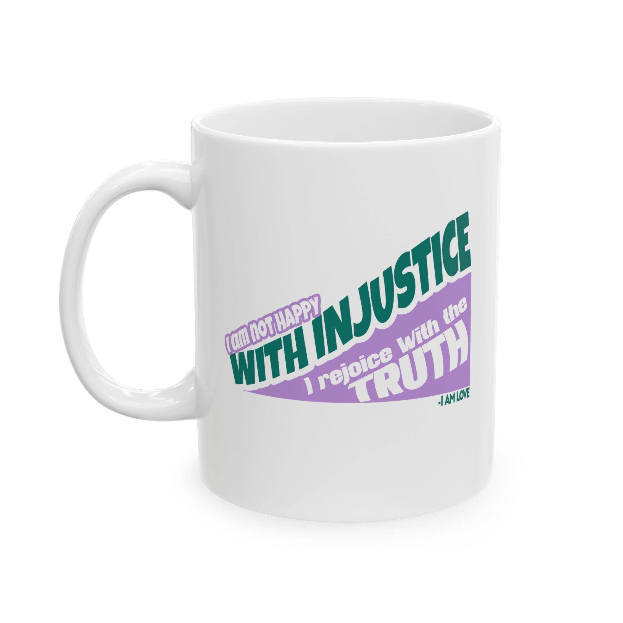 INJUSTICE Ceramic Mug, (11oz, 15oz) - TBM