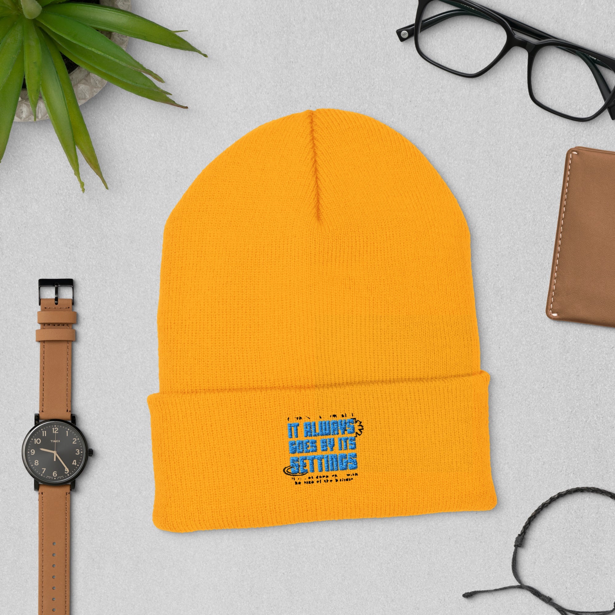 It Always Goes Cuffed Beanie - TBM