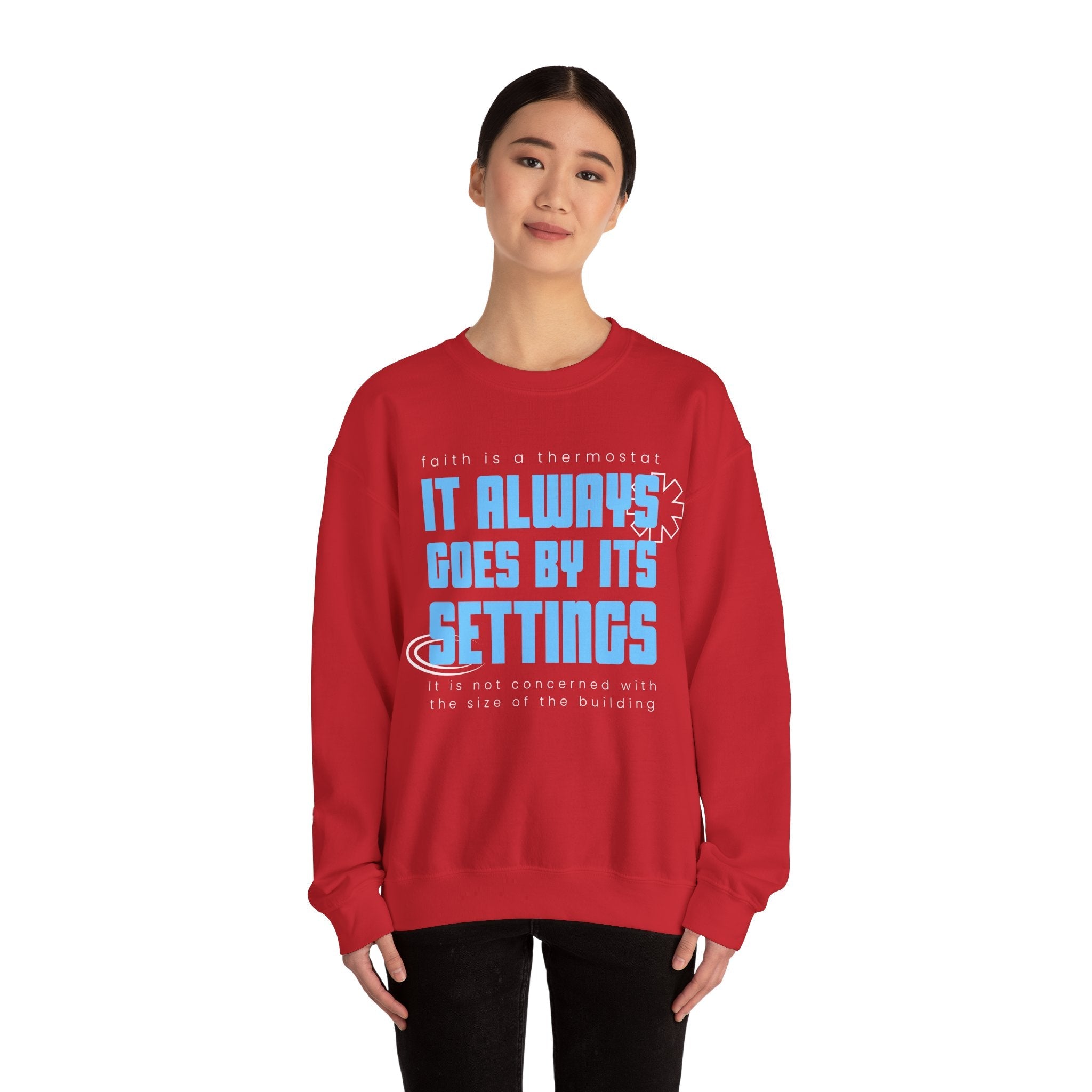 It Always Goes Unisex Heavy Blend™ Crewneck Sweatshirt - TBM
