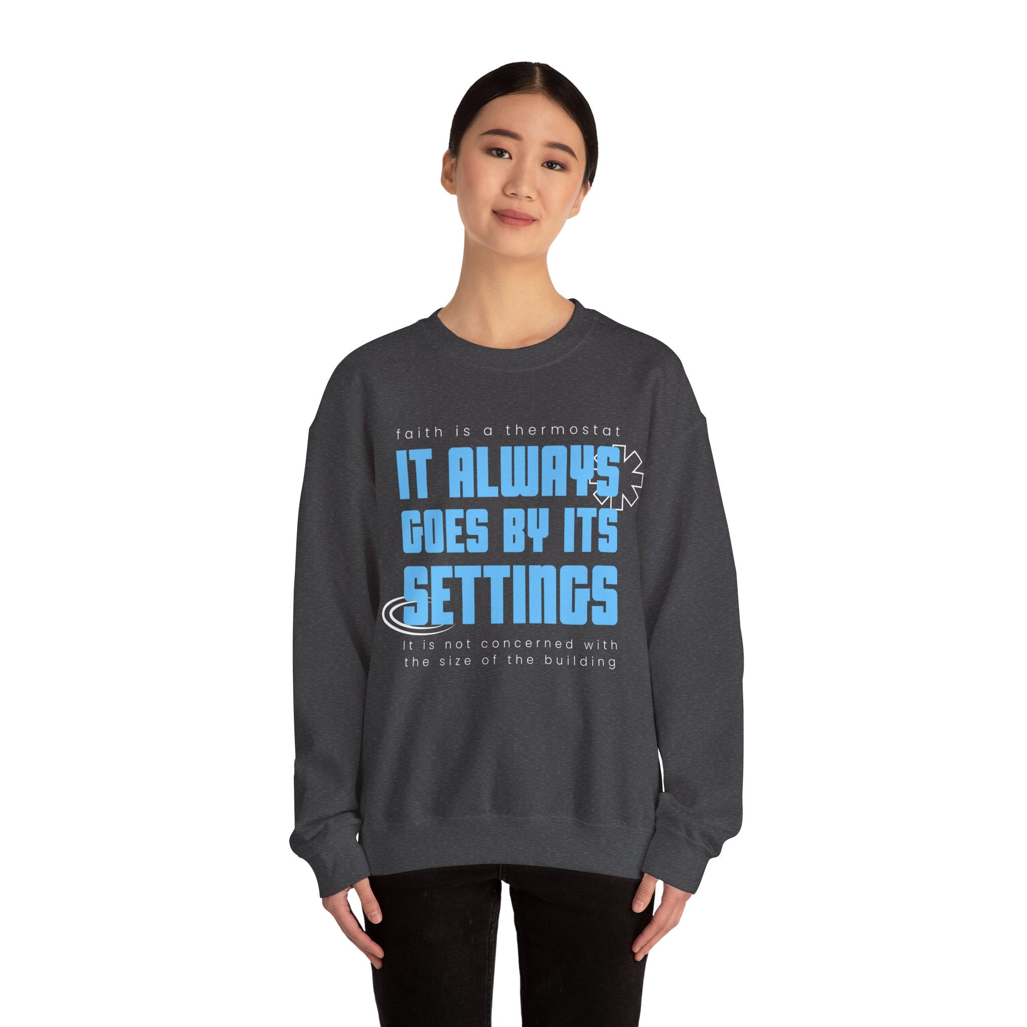 It Always Goes Unisex Heavy Blend™ Crewneck Sweatshirt - TBM