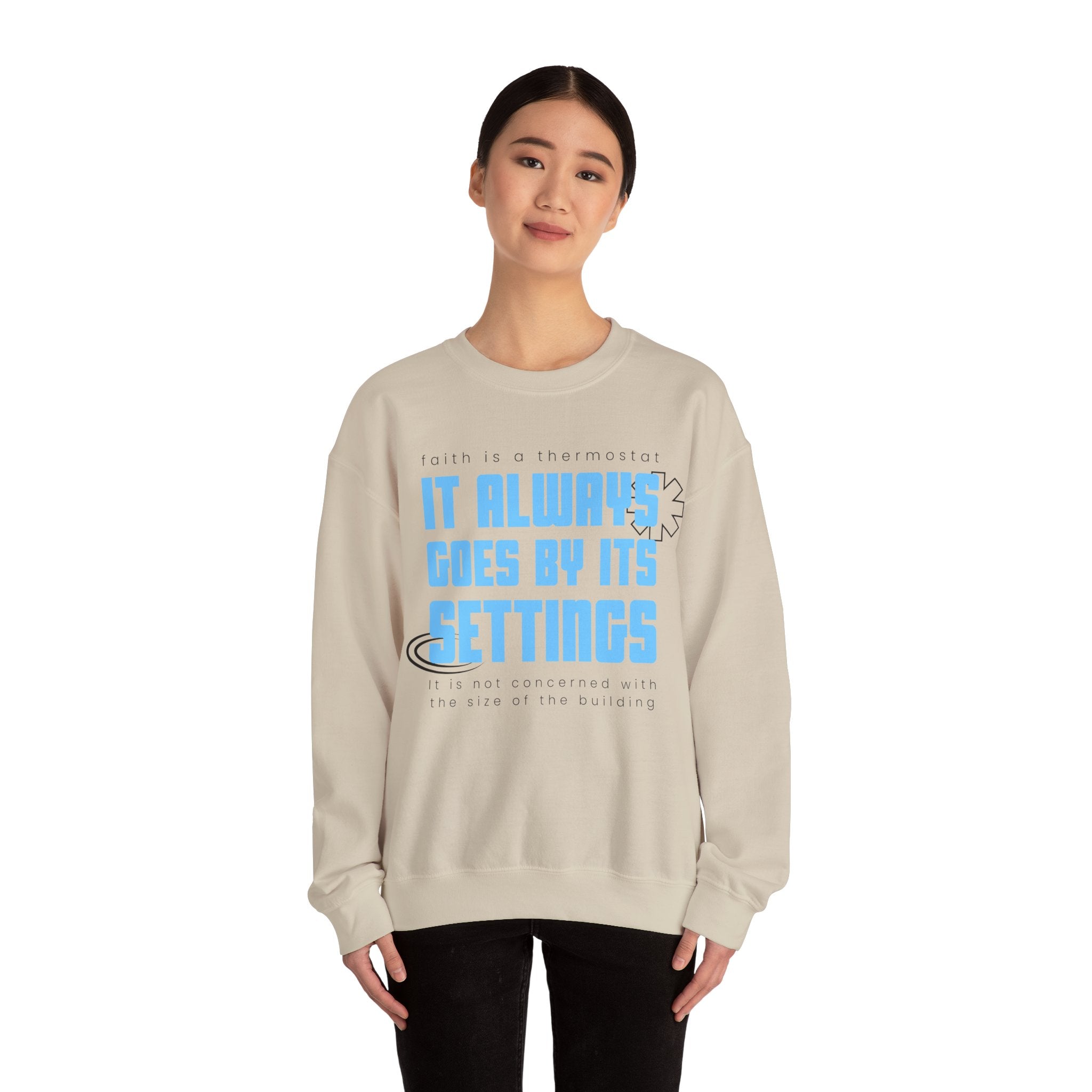 It Always goes Unisex Heavy Blend™ Crewneck Sweatshirt - TBM