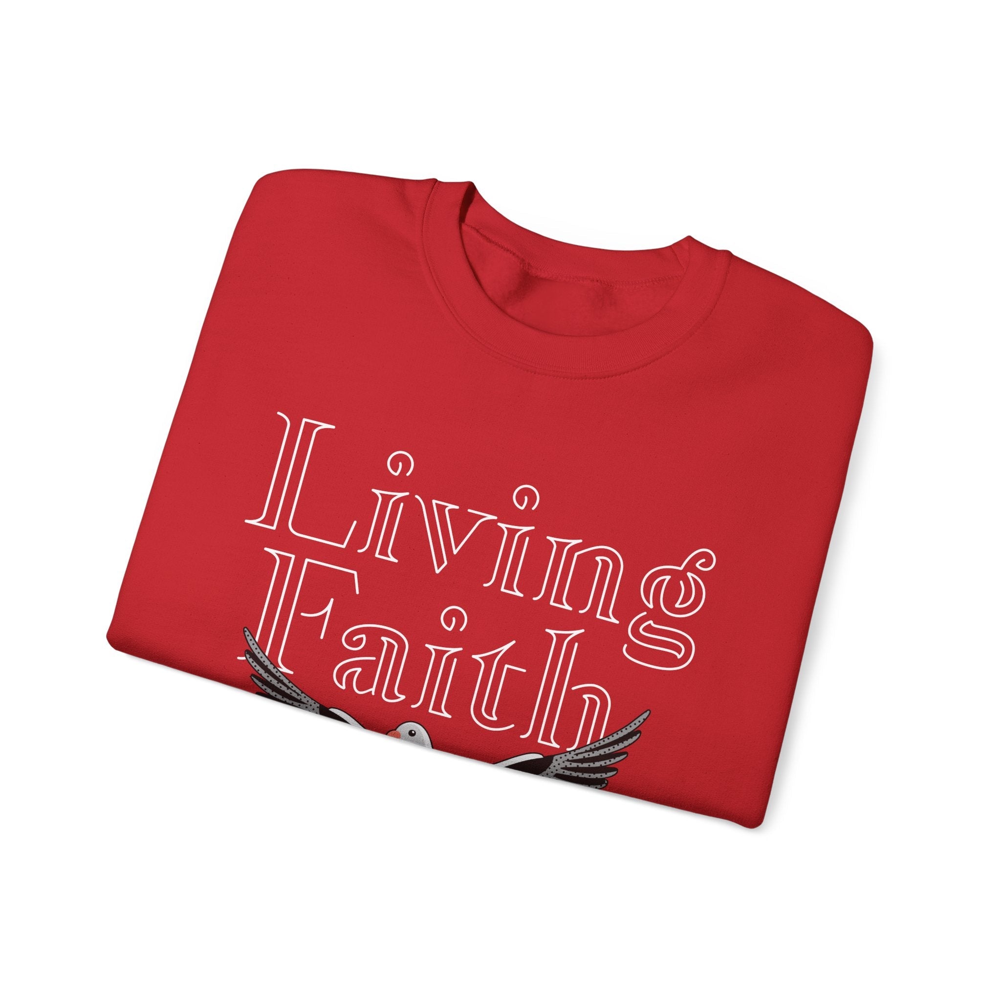 Living Faith Unisex Heavy Blend™ Crewneck Sweatshirt - TBM