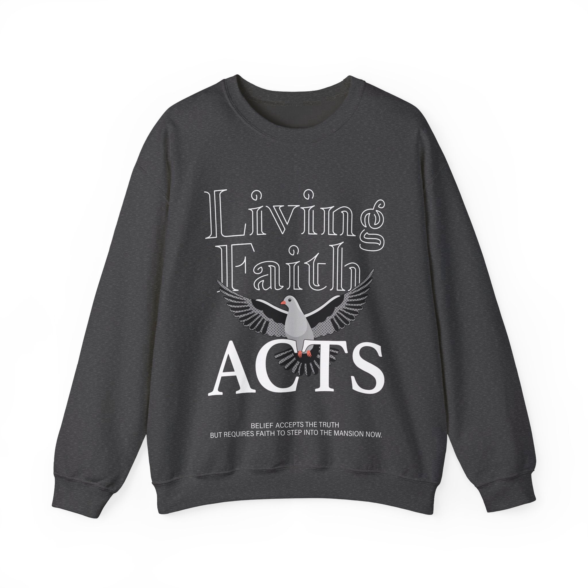 Living Faith Unisex Heavy Blend™ Crewneck Sweatshirt - TBM