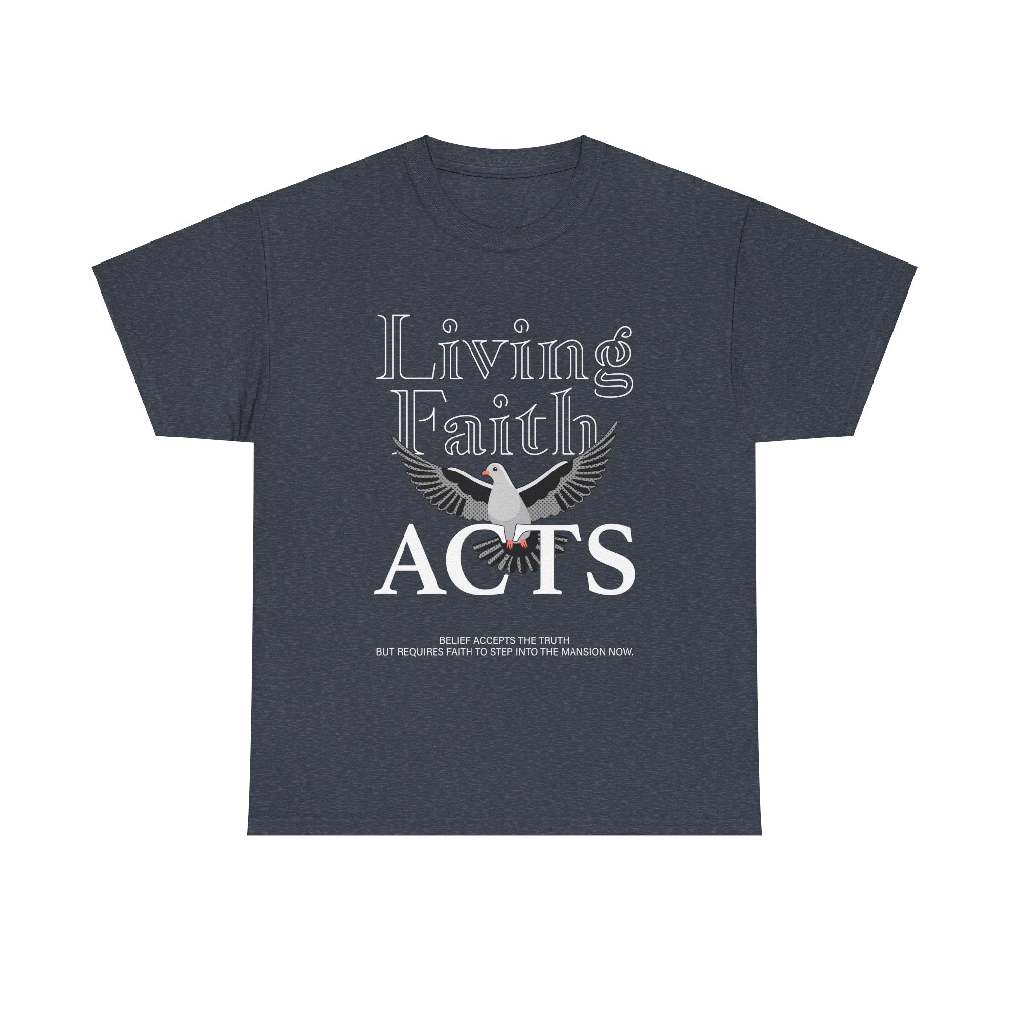 Living Faith Unisex Heavy Cotton Tee - TBM
