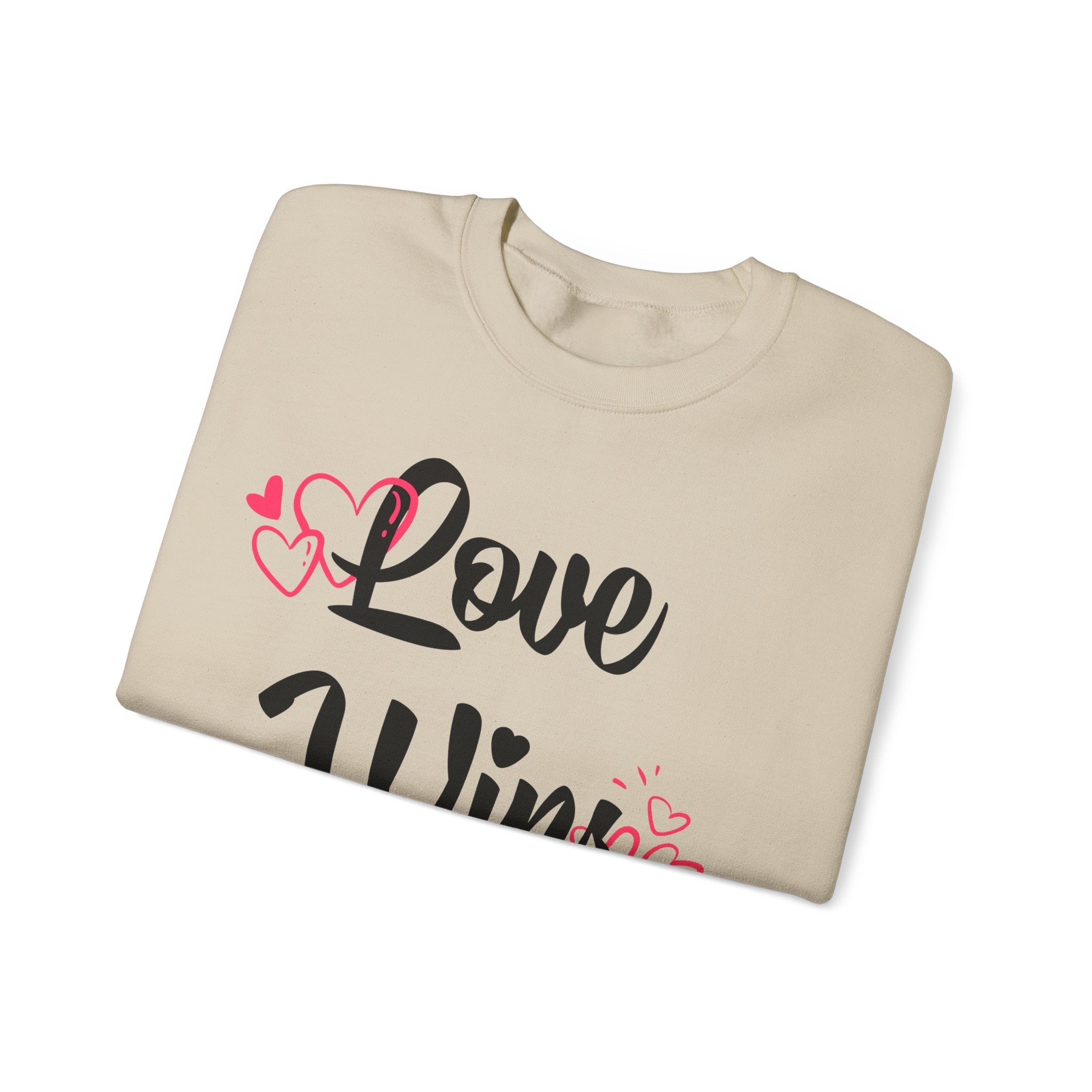 Love Win Always Unisex Heavy Blend™ Crewneck Sweatshirt - TBM